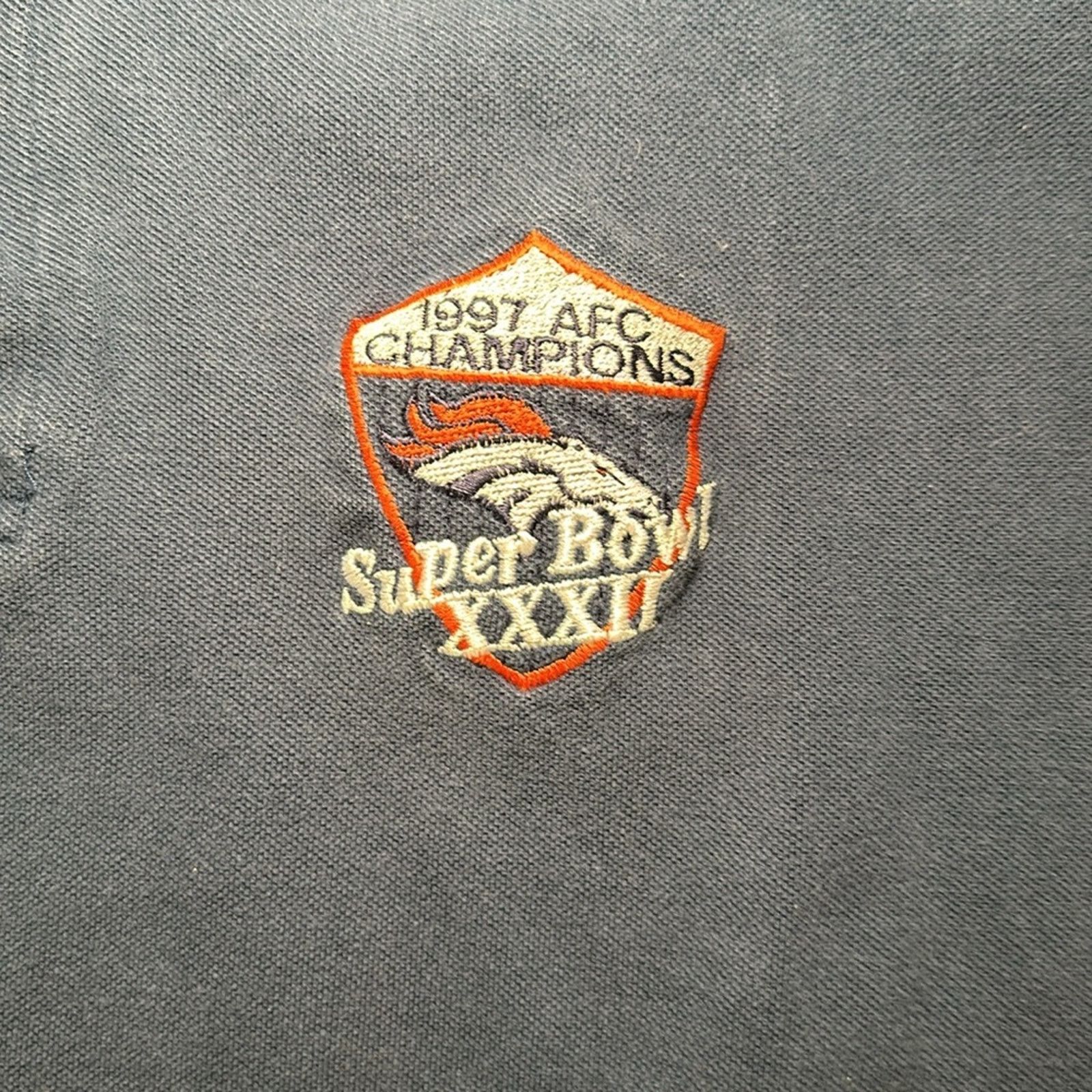 Lee Denver Broncos Vintage Lee Sport Polo - XL Size US XL / EU 56 / 4 - 5 Thumbnail
