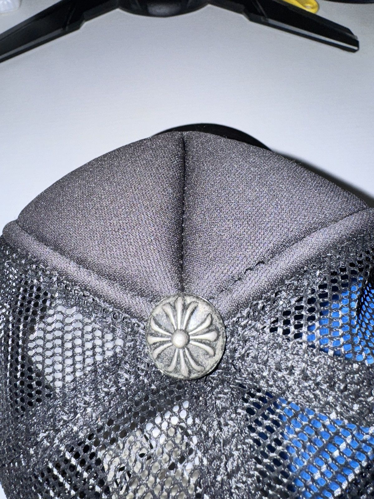 Chrome Hearts Chrome Heart Triple Leather Cross Patch Trucker Hat Size ONE SIZE - 3 Thumbnail