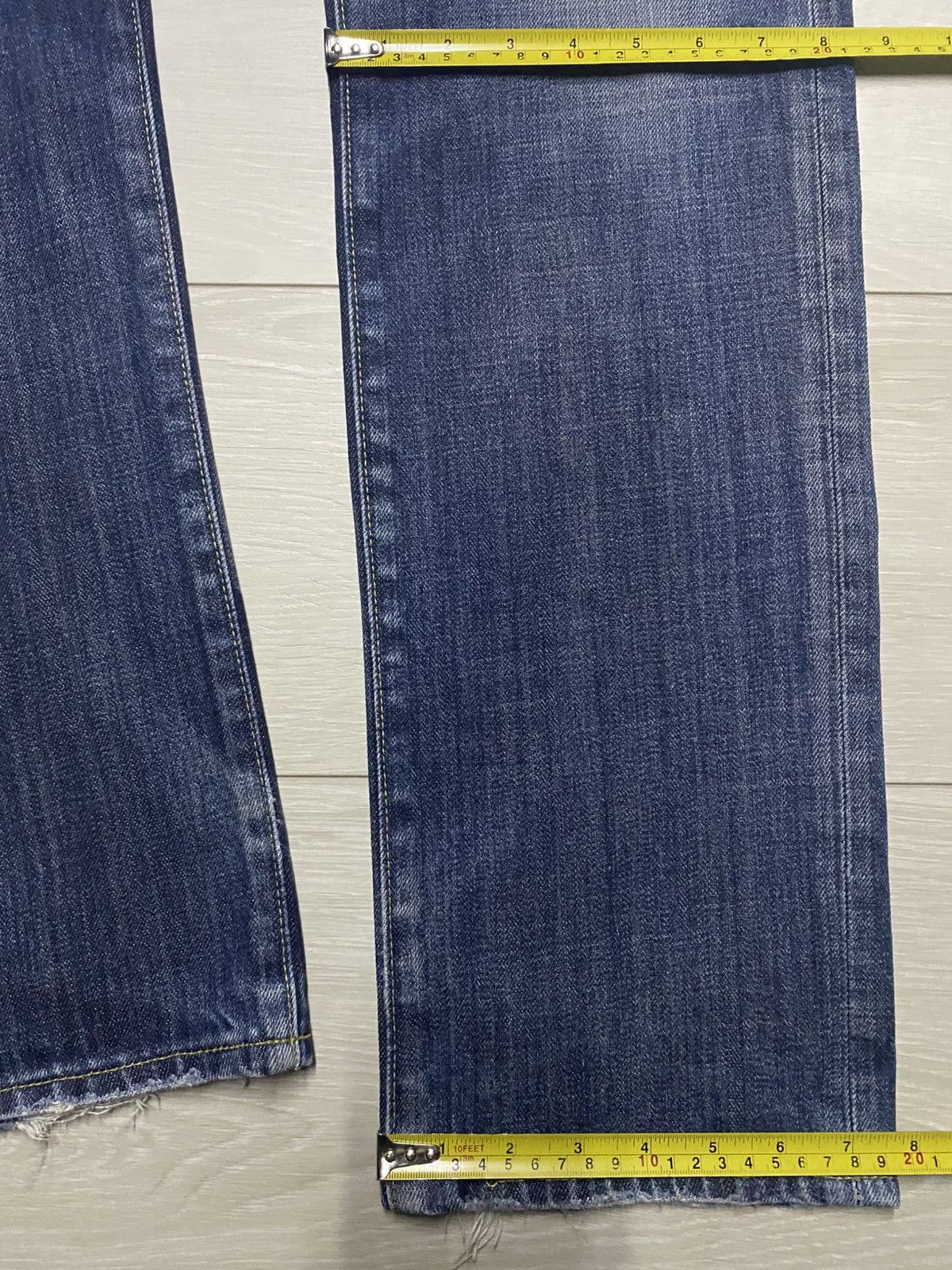 Uniqlo Vintage Japanese Brand Uniqlo Faded Wash Slim Skinny Jeans Size US 33 - 14 Thumbnail