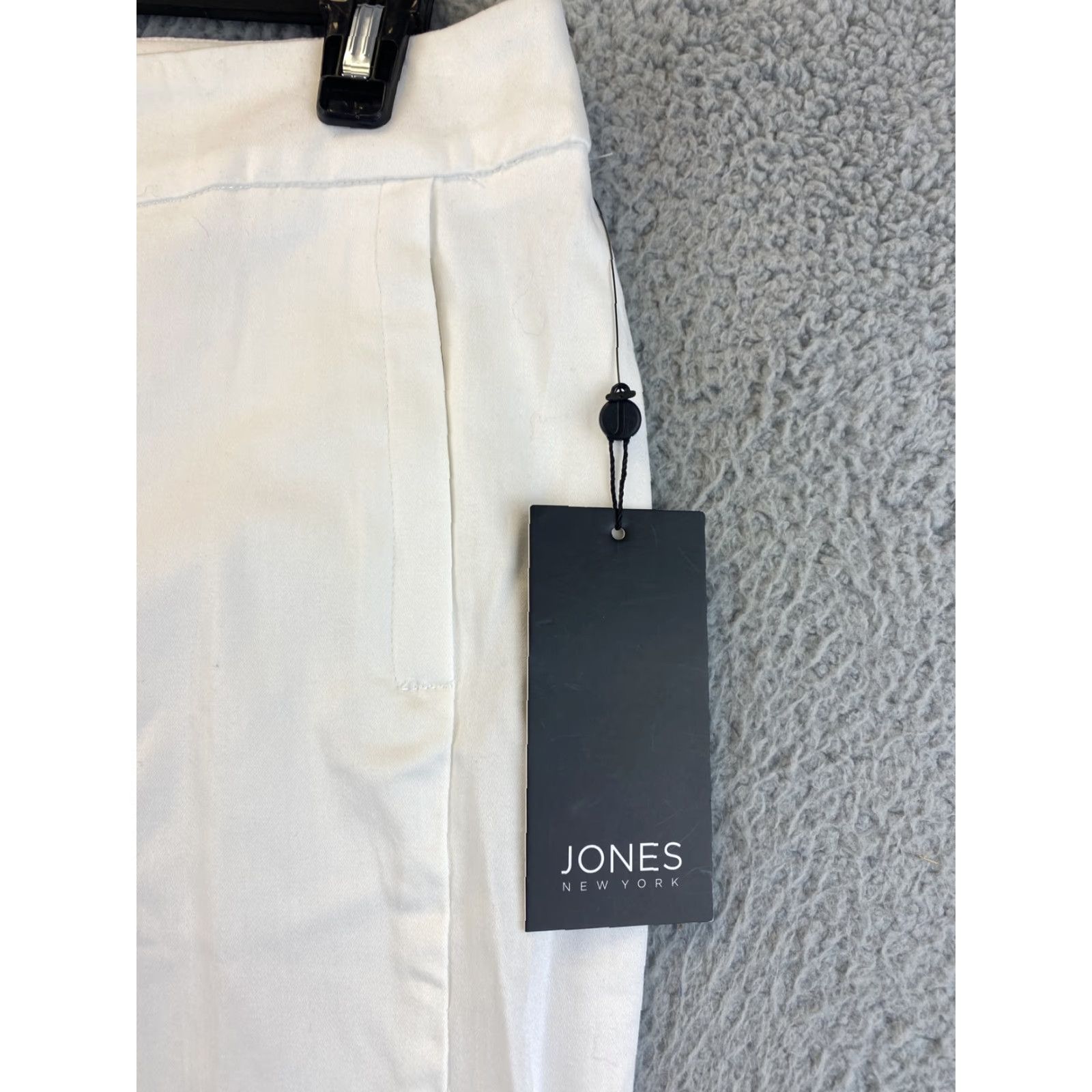 Jones New York Jones New York Women's Casual Pants Size 6 White Stretch Department Store MSRP 9 Size 28" / US 6 / IT 42 - 4 Thumbnail
