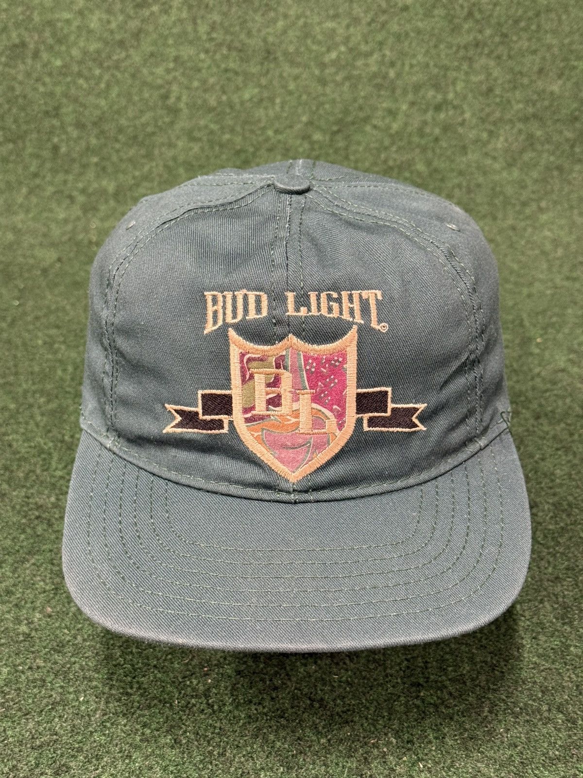 Vintage Vintage Bud Light Crest Snapback Hat Size ONE SIZE - 1 Thumbnail