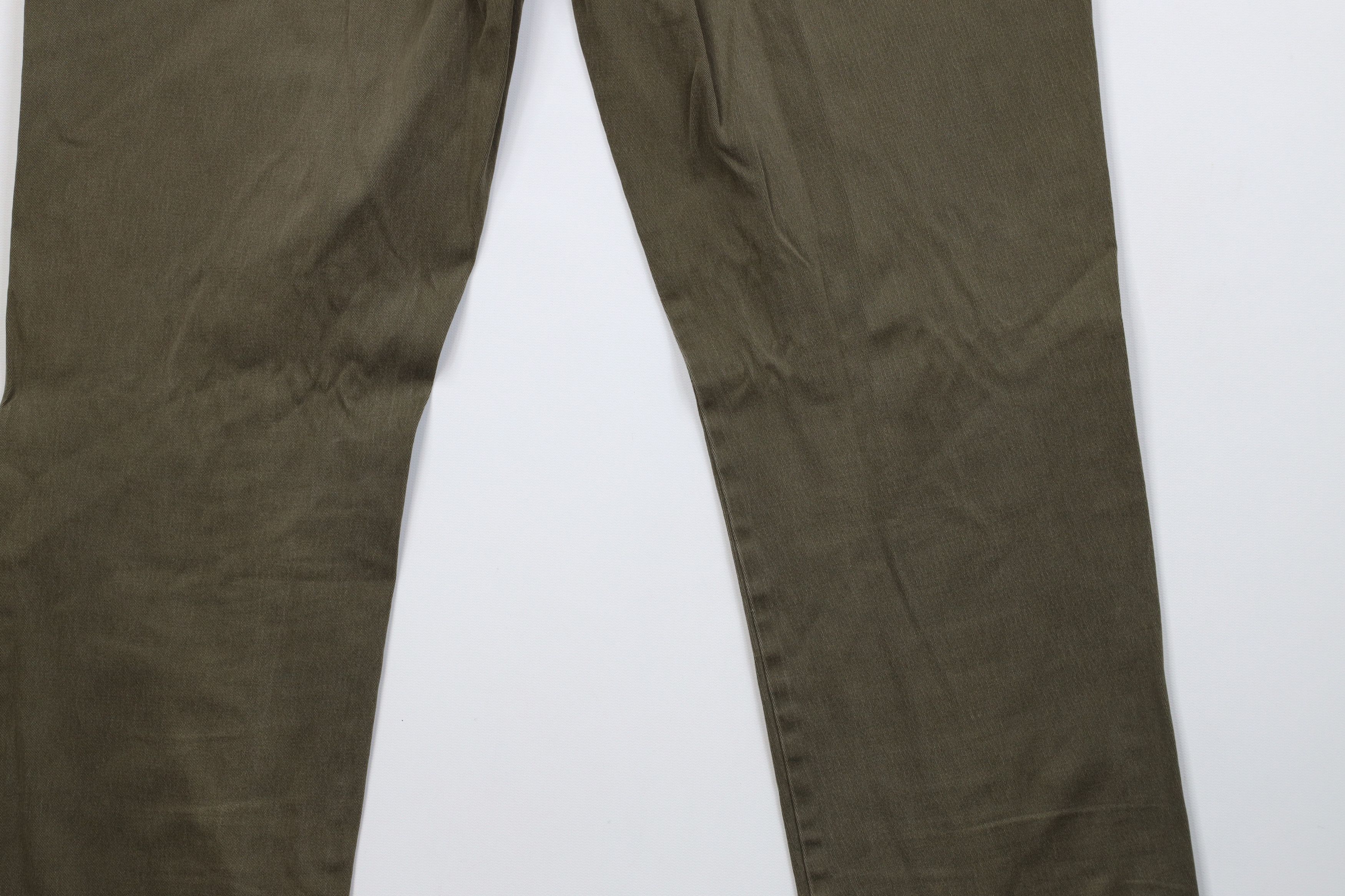J.Crew J Crew 770 Straight Leg Stretch Chino Pants Olive Green Size US 33 - 14 Thumbnail