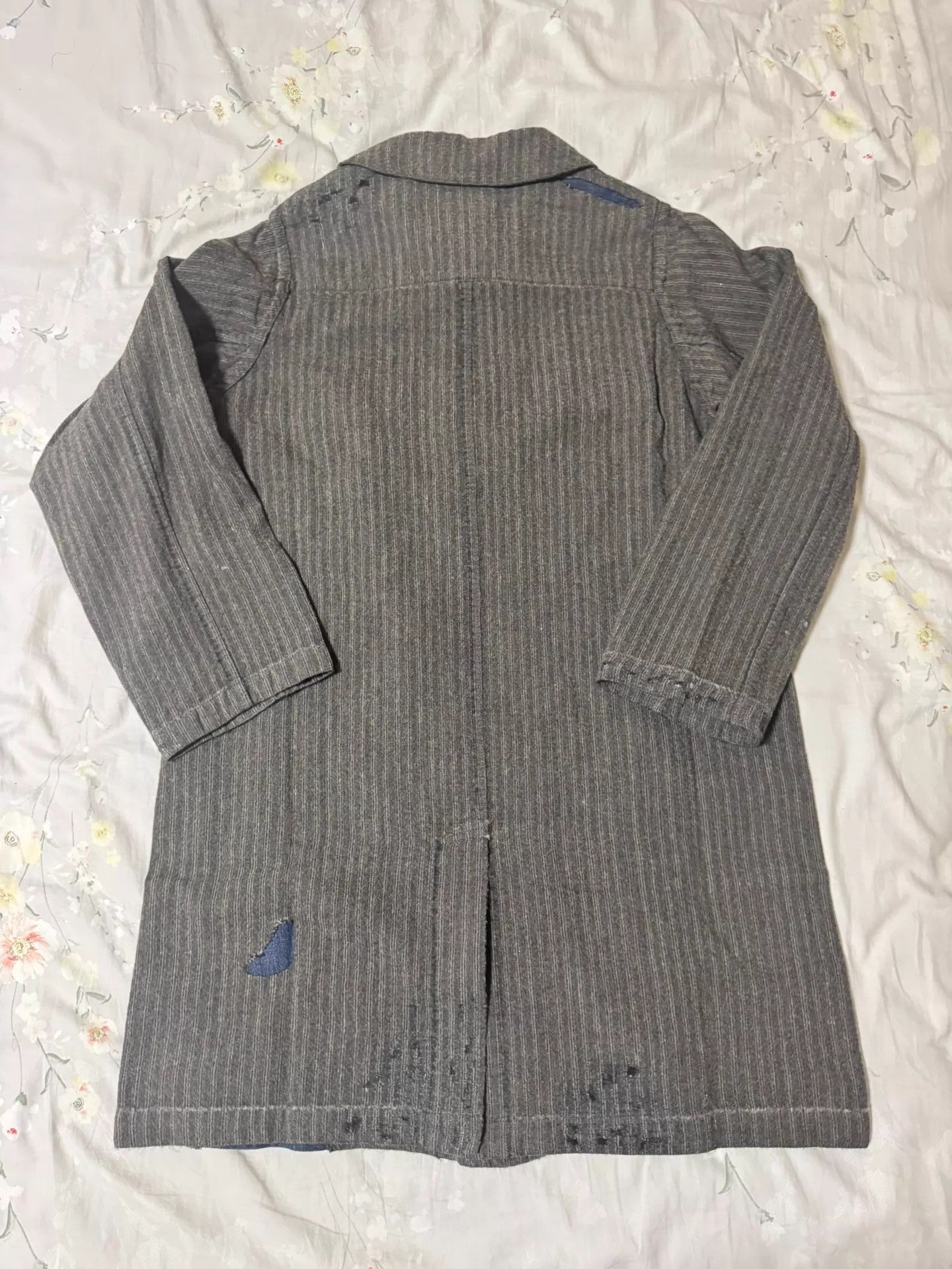 Visvim visvim 21ss grease monkey crash coat gray stripe S Size US S / EU 44-46 / 1 - 2 Thumbnail
