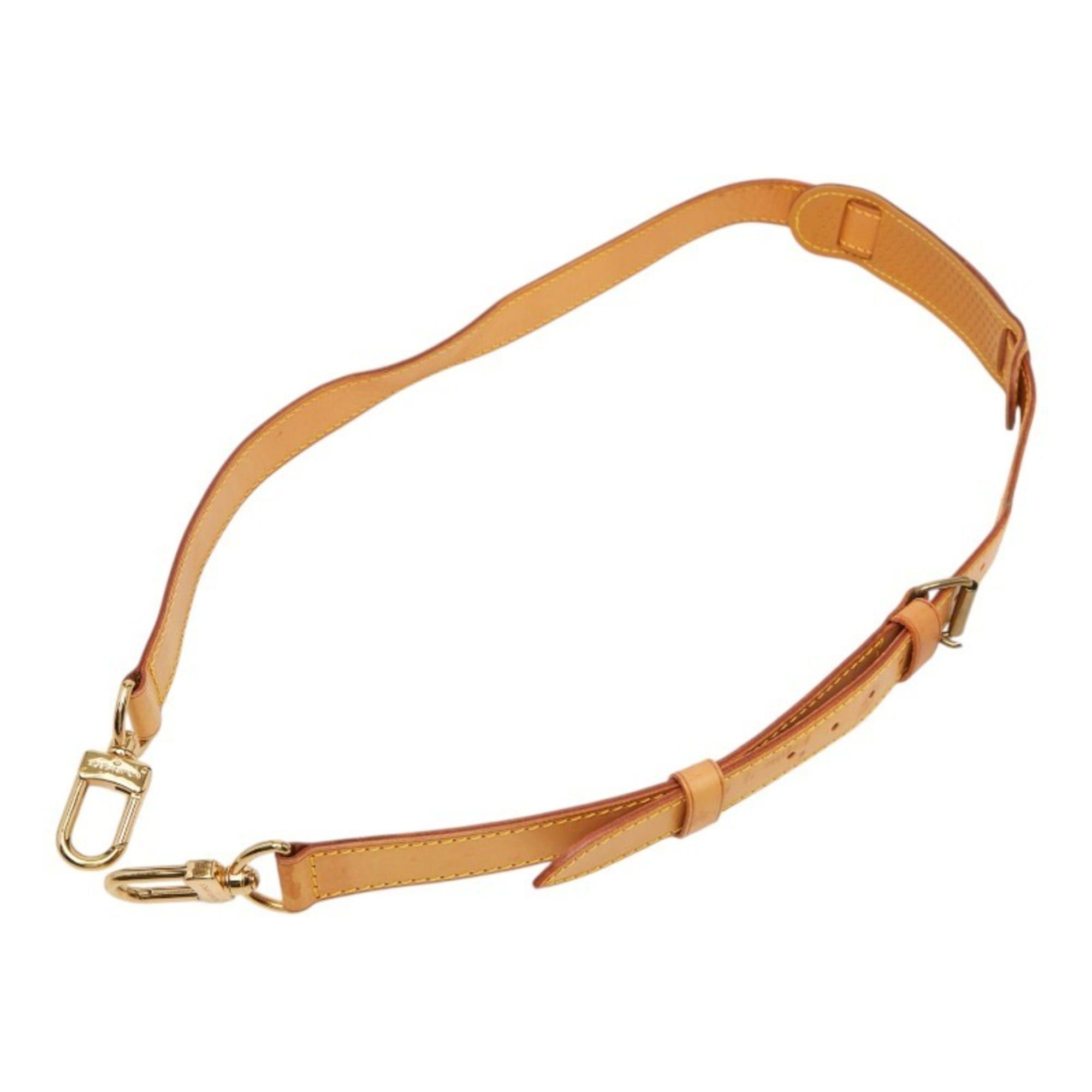 Louis Vuitton Louis Vuitton Shoulder Strap, Beige Leather, Women's LOUIS VUITTON Size ONE SIZE - 1 Thumbnail