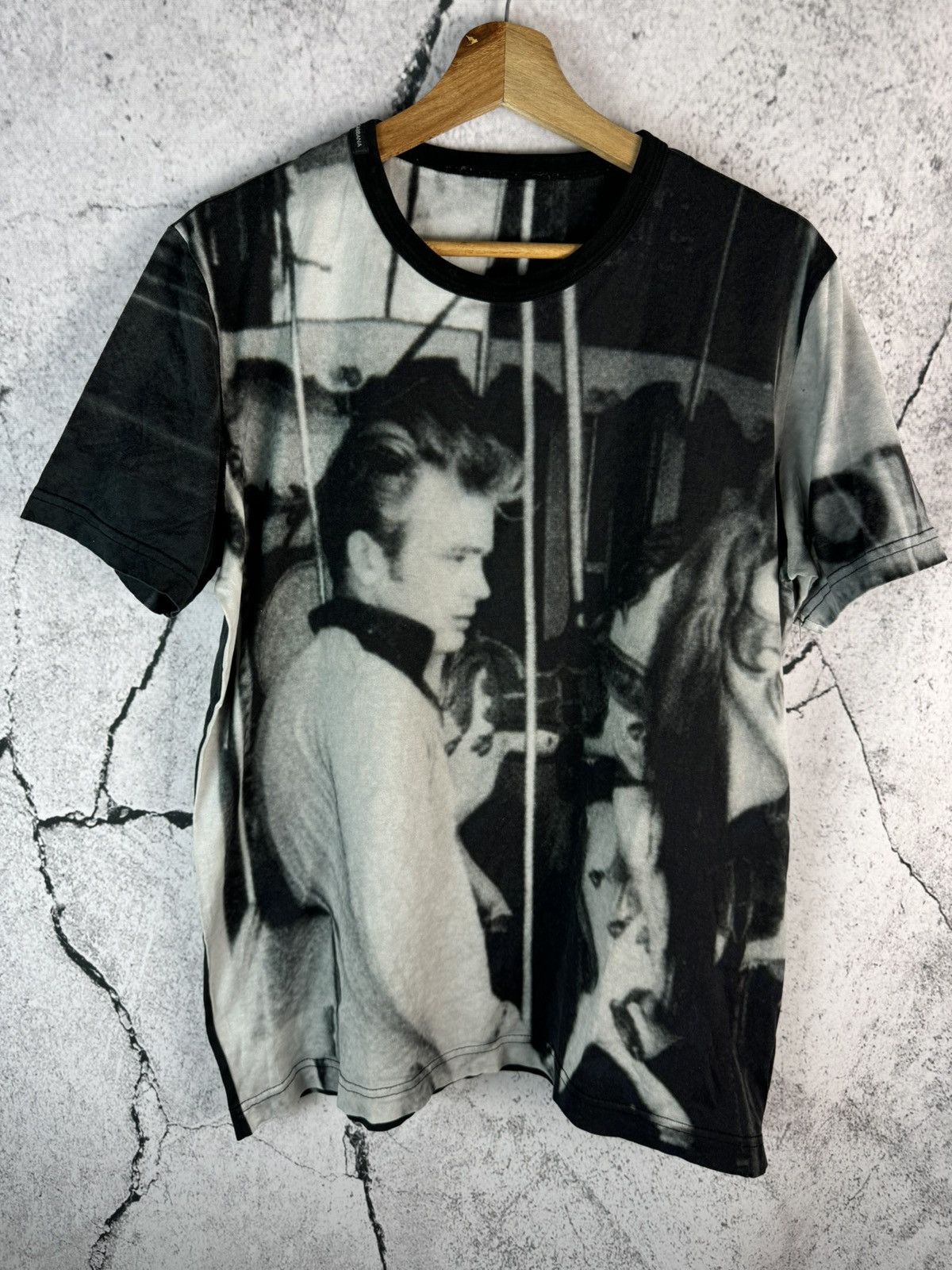 Vintage D&G dolce and gabbana James dean Tshirt made 2024 In italy