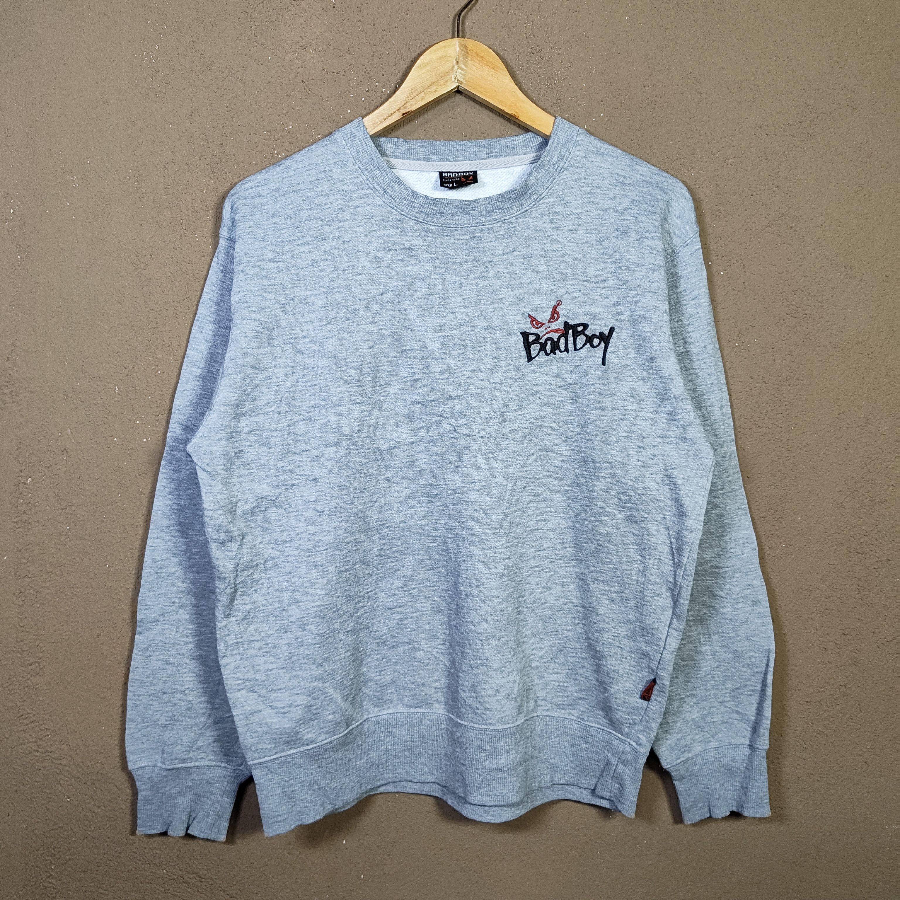 Vintage Vintage Y2K BAD BOY Embroidered Logo Sweatshirt Size US M / EU 48-50 / 2 - 1 Thumbnail