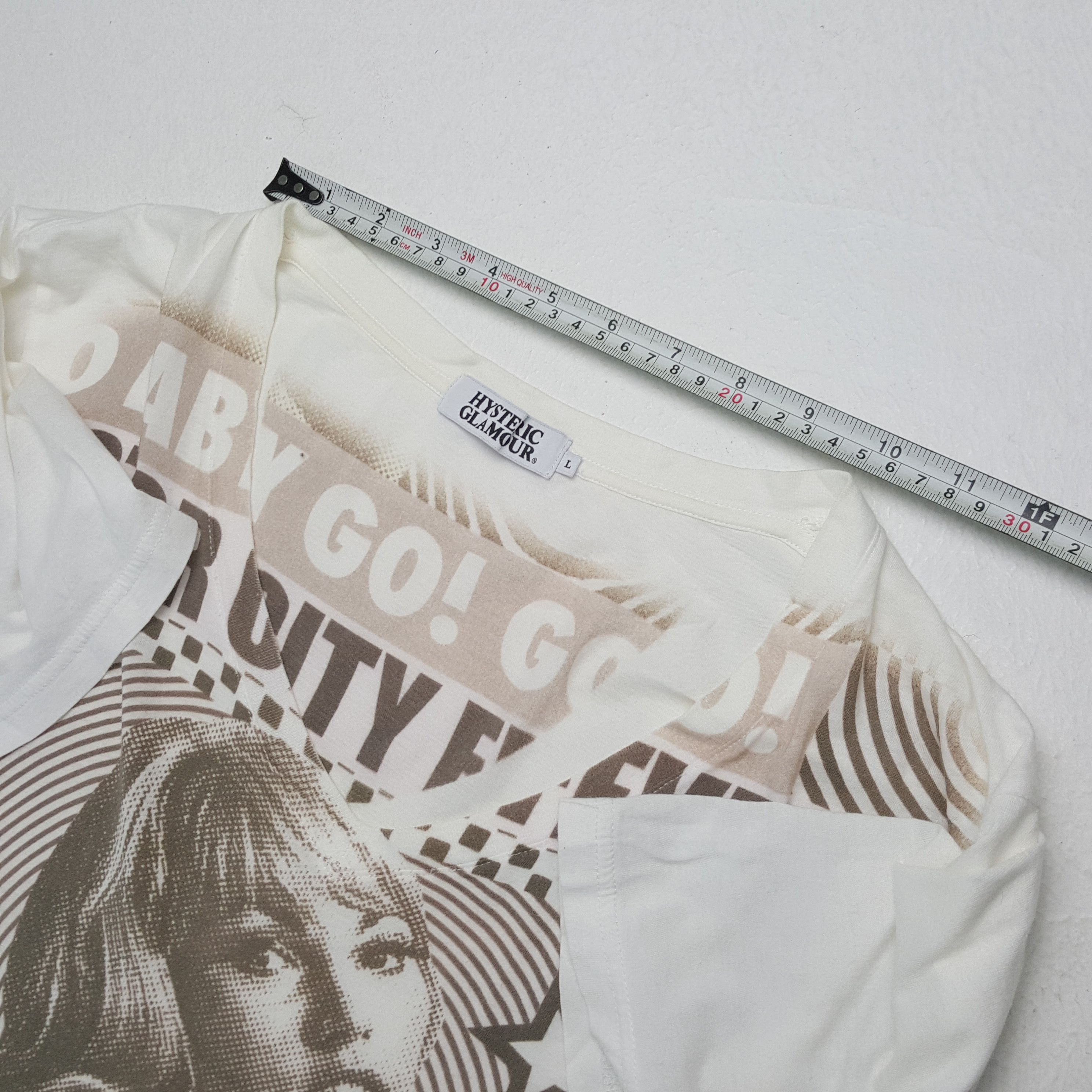 Hysteric Glamour × Japanese Brand × Vintage Vintage HYSTERIC GLAMOUR Japanese Fashion Brand T-Shirts Size US L / EU 52-54 / 3 - 9 Thumbnail