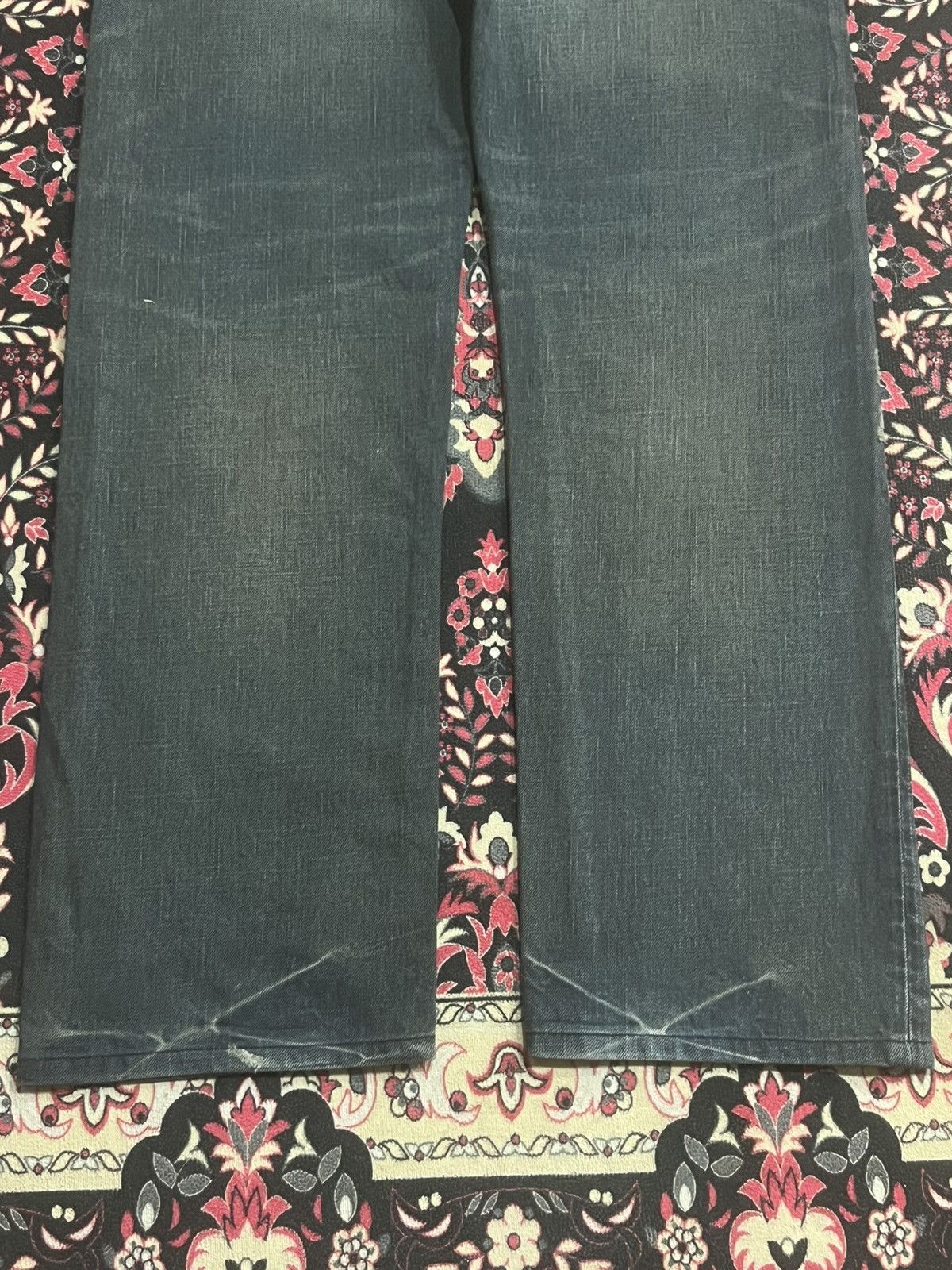 Armani Armani Exchange Dark Whisker Washed Straight Leg Jeans Size US 31 - 12 Thumbnail