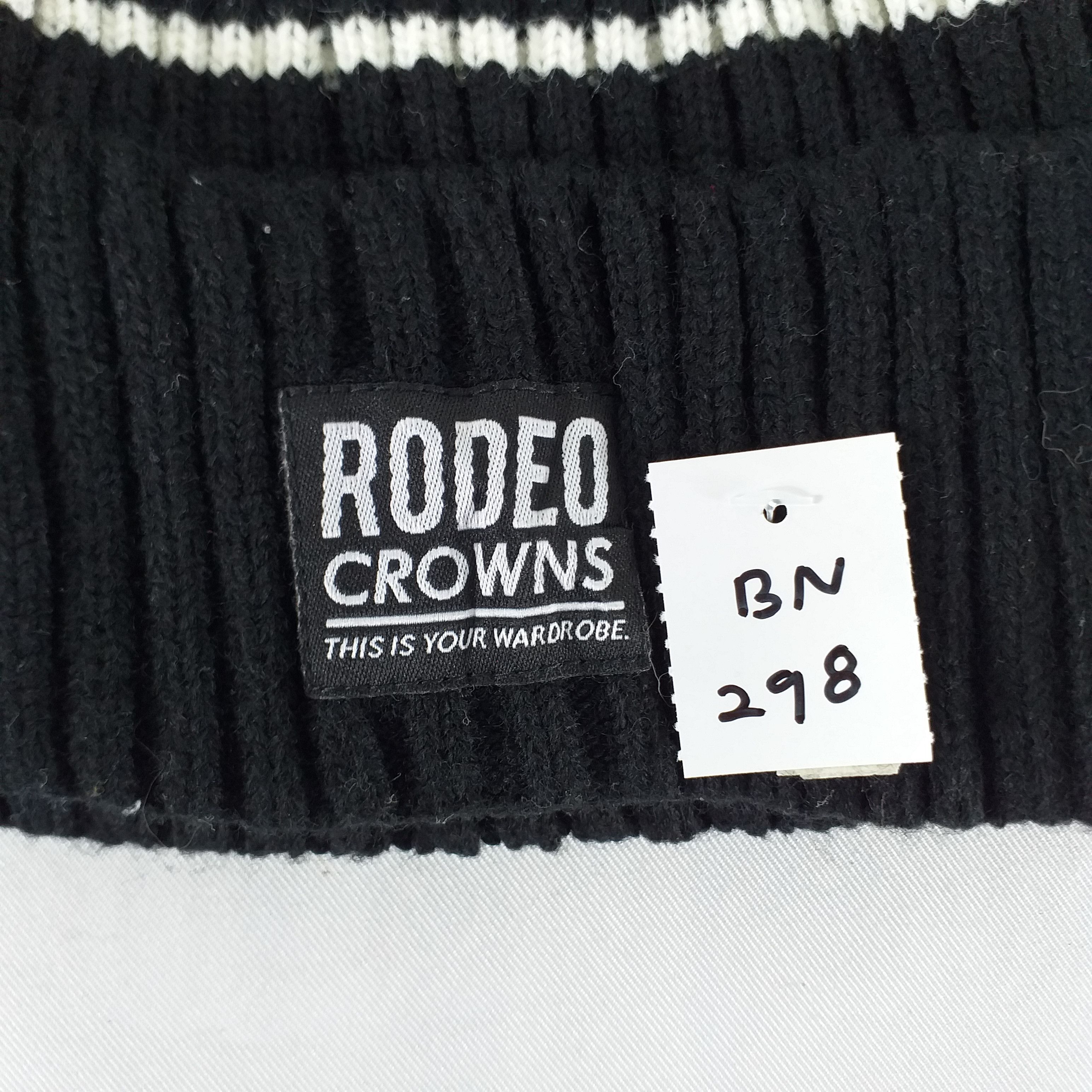 Japanese Brand Rodeo Crown Stripes Snow Cap Hat Beanie -BN298 Size ONE SIZE - 8 Thumbnail