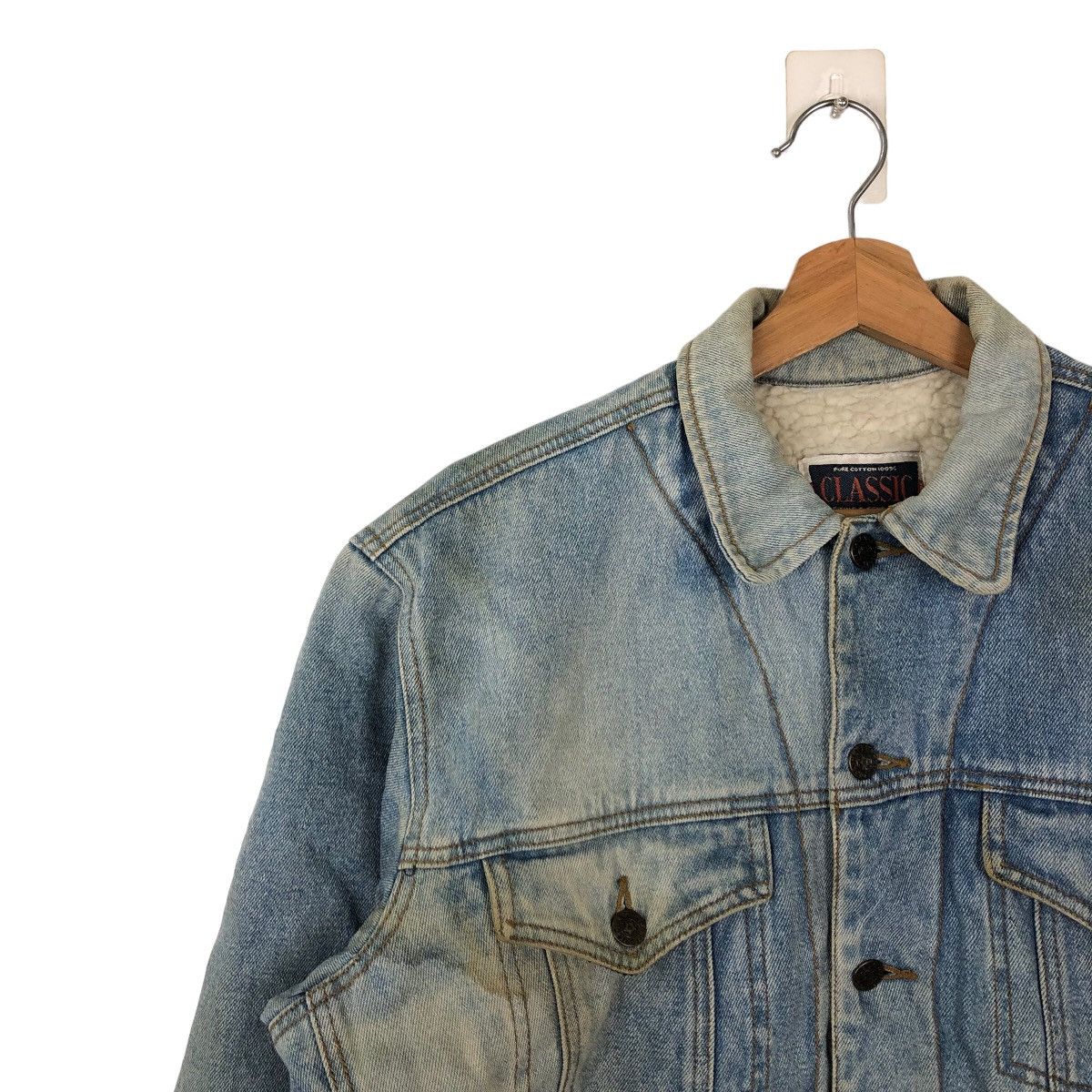Japanese Brand 🔥VINTAGE TRUCKER DENIM JACKET CLASSIC TASS FENDER Size US L / EU 52-54 / 3 - 6 Thumbnail