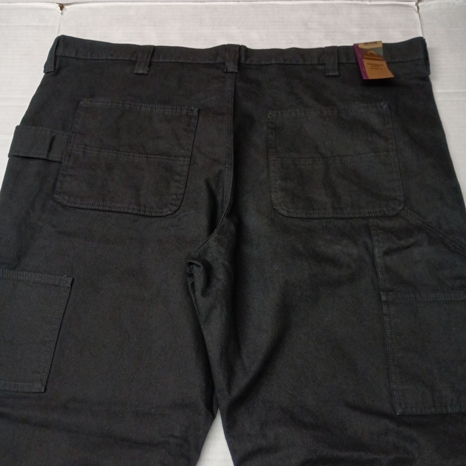 Other Brahma Work Carpenter Pants Men's Size 44x32 Black Relaxed Size US 44 / EU 60 - 8 Thumbnail