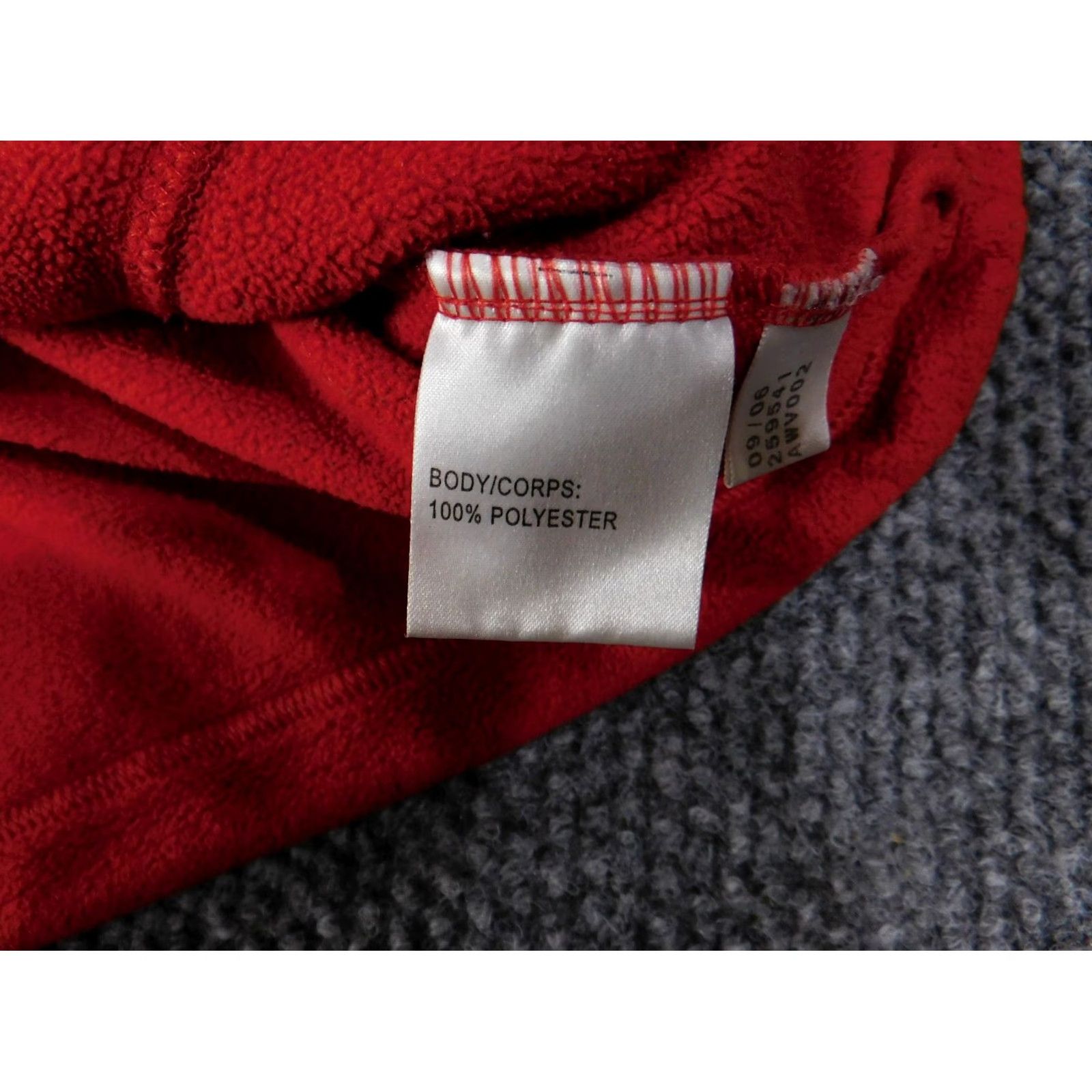 Adidas Adidas fleece pullover Mens L red quarter zip Governors Towne Club Sweatshirt Size US L / EU 52-54 / 3 - 7 Thumbnail