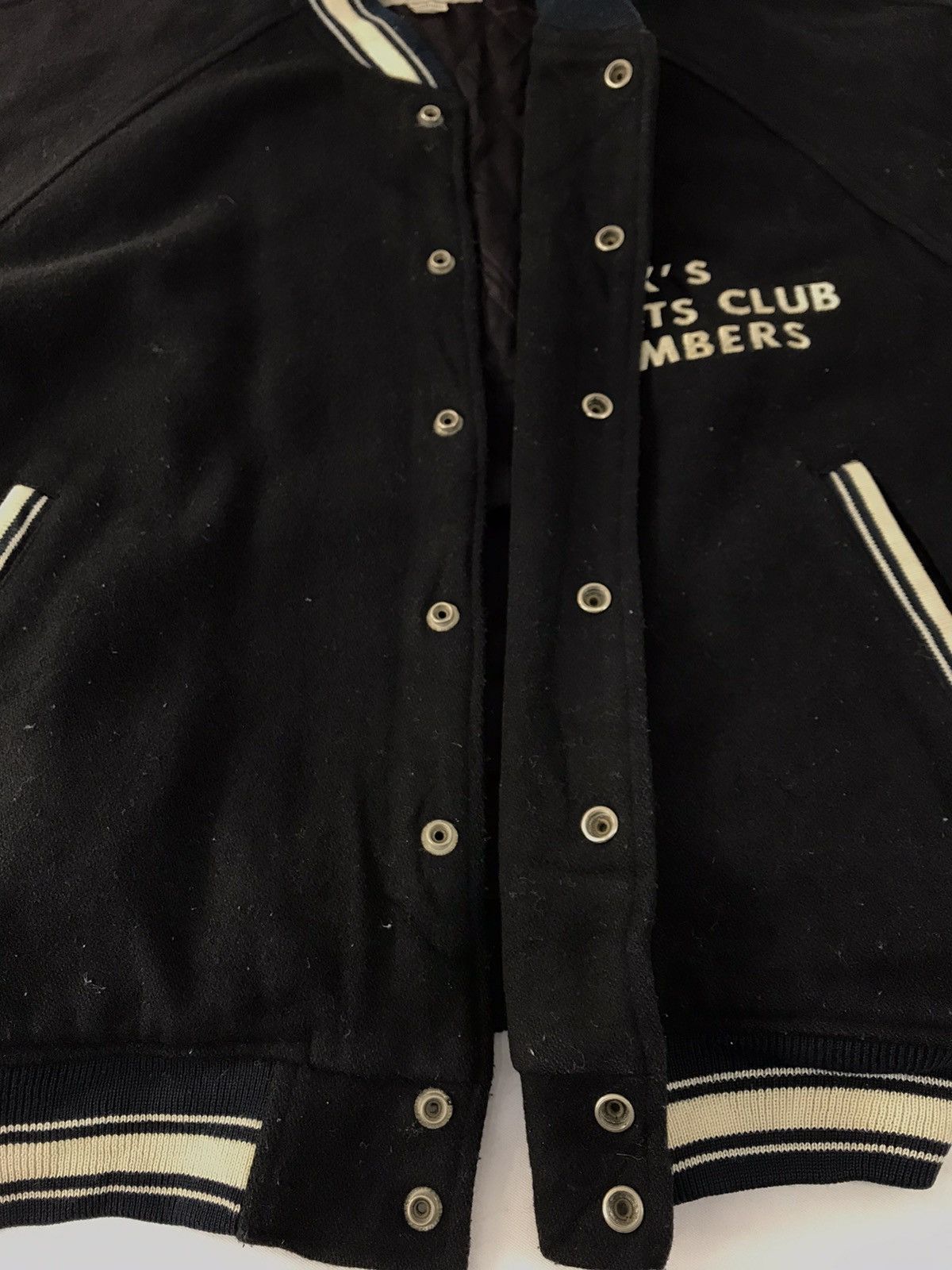 Japanese Brand Kearney House Club Member Simple Varsity Jacket Wool Sleeve Size US M / EU 48-50 / 2 - 4 Thumbnail