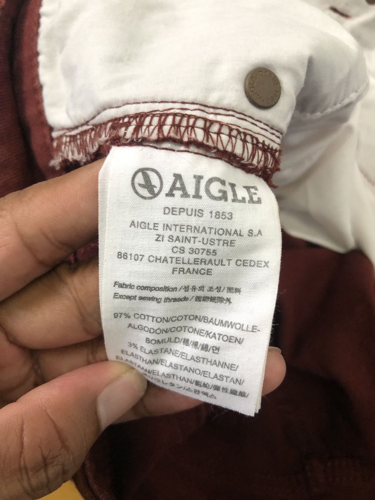 Aigle Vintage Aigle Depuis 1853 Jeans Pants Size US 34 / EU 50 - 11 Thumbnail