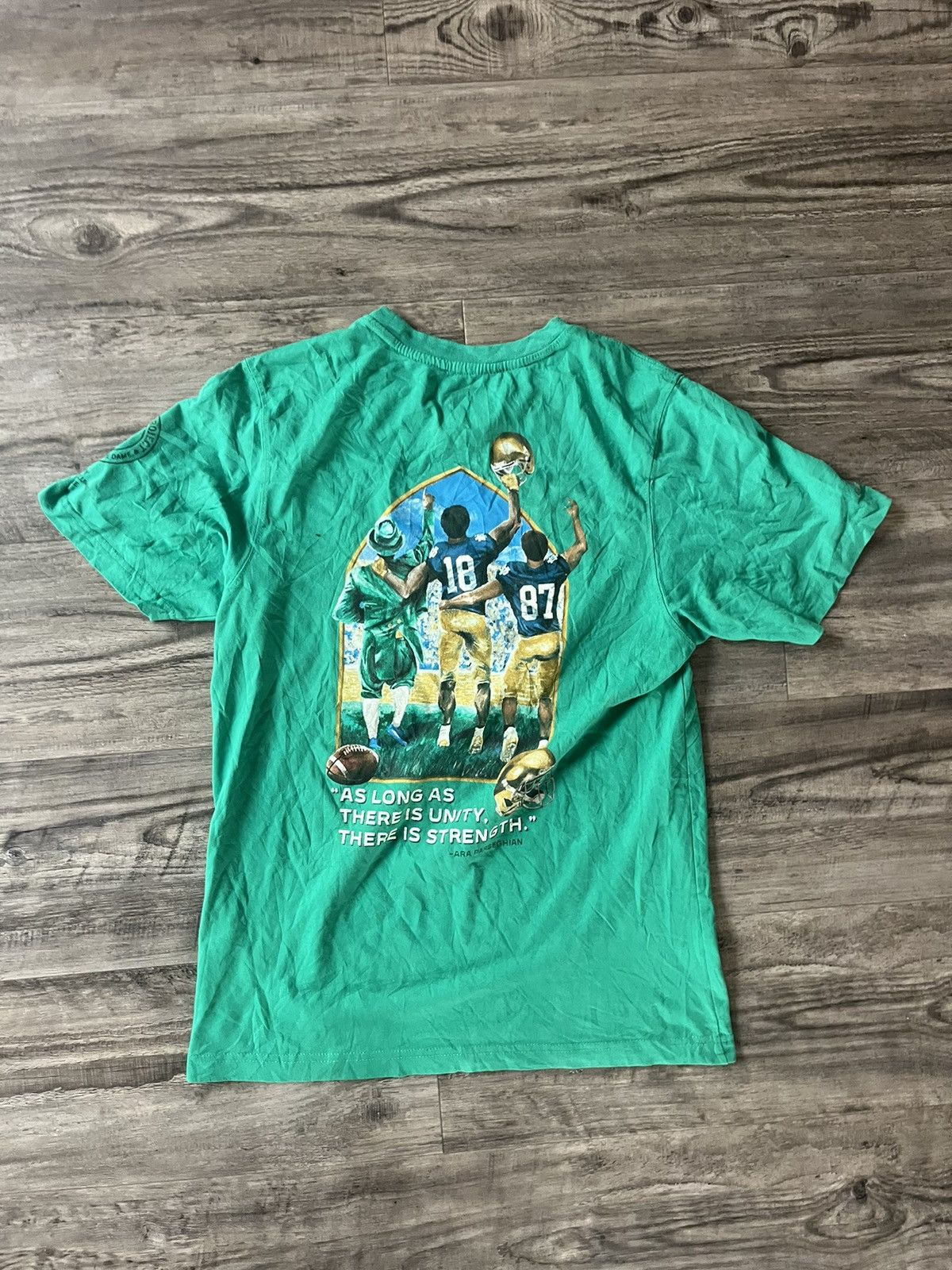 NCAA × Vintage Vintage 90s y2k Notre Dame Tee Size US M / EU 48-50 / 2 - 1 Thumbnail