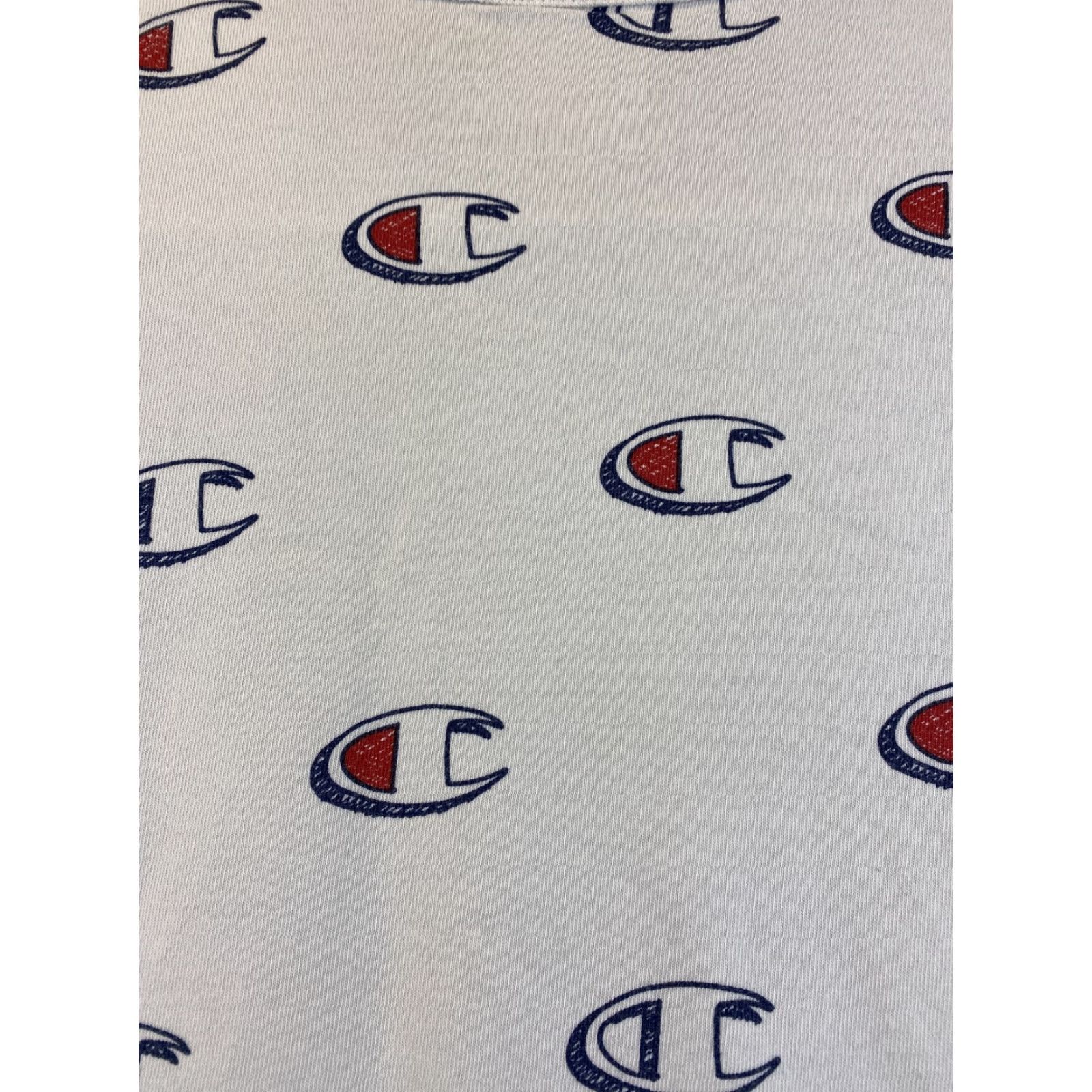 Champion Champion Shirt Adult XL White Repeat Logo Graphic Athletic Tee Men's Size US XL / EU 56 / 4 - 8 Thumbnail