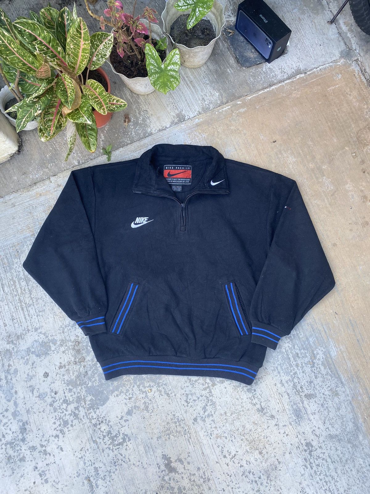 Nike Nike Premier Big Swoosh Woven Pullover Fleece Size US M / EU 48-50 / 2 - 2 Thumbnail