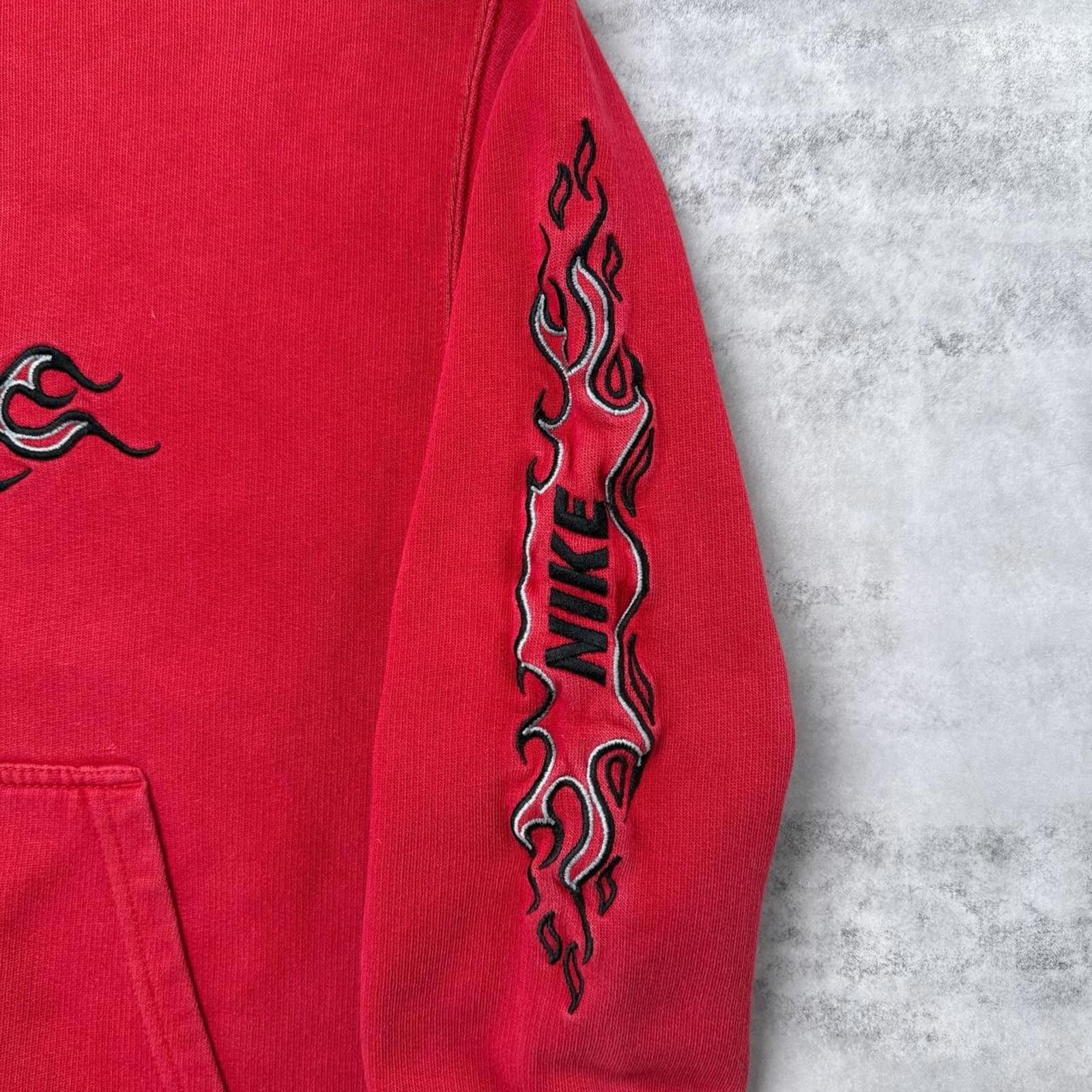 Nike Y2K Nike Flames 00s Red Kids Hoodie Jacket Size S / US 4 / IT 40 - 6 Thumbnail