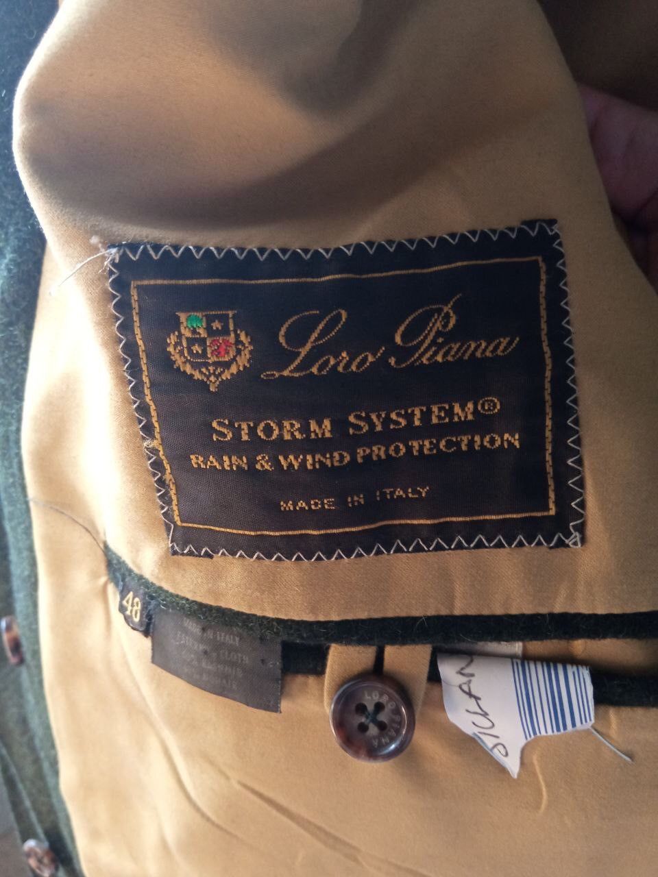 Loro Piana Loro Piana Stormsystem Wool/Cashmere Jacket Coat Size US L / EU 52-54 / 3 - 6 Thumbnail