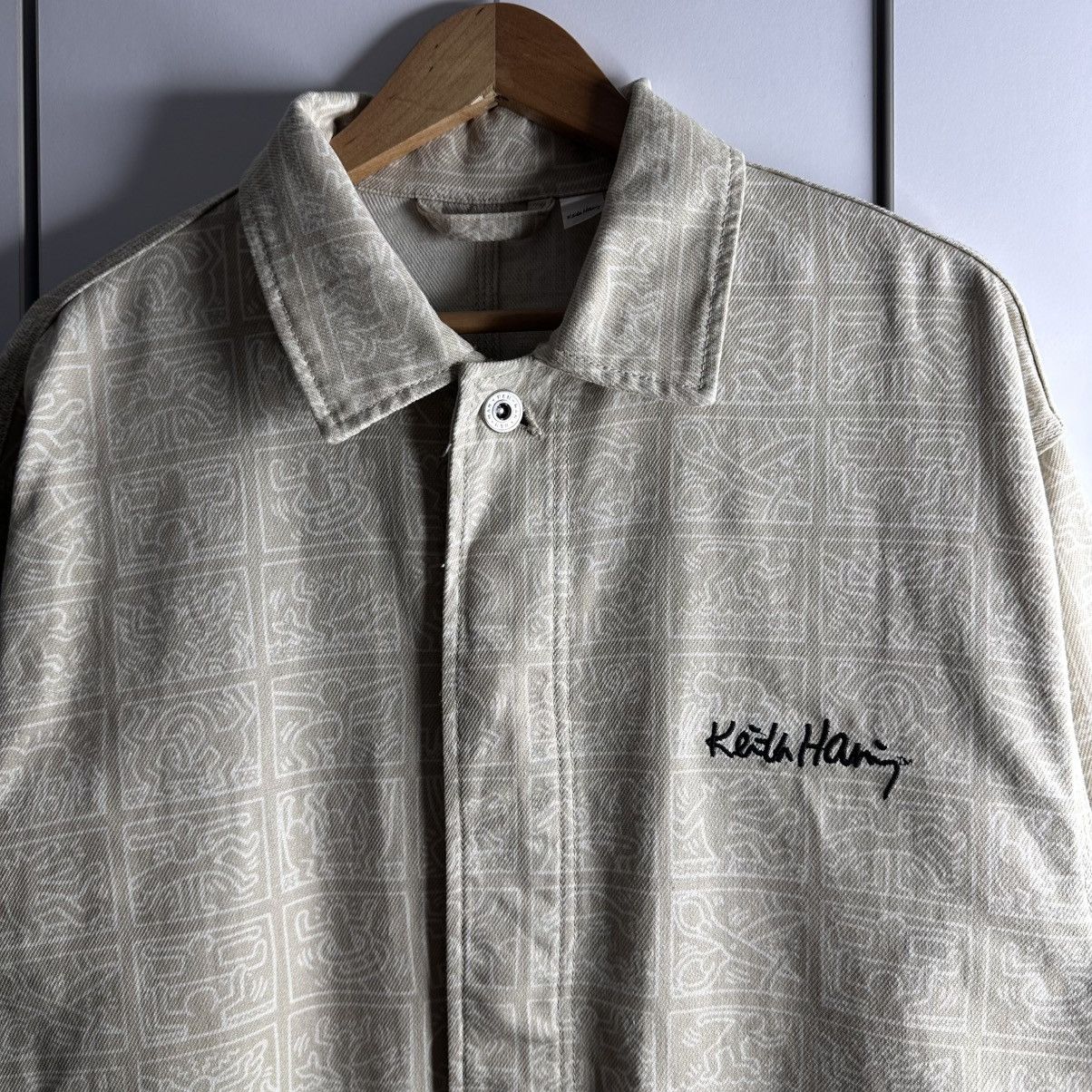 H&M × Keith Haring Keith Haring x H&M Jacket Haring Multilogo Heavy Coach Rare Size US M / EU 48-50 / 2 - 2 Thumbnail