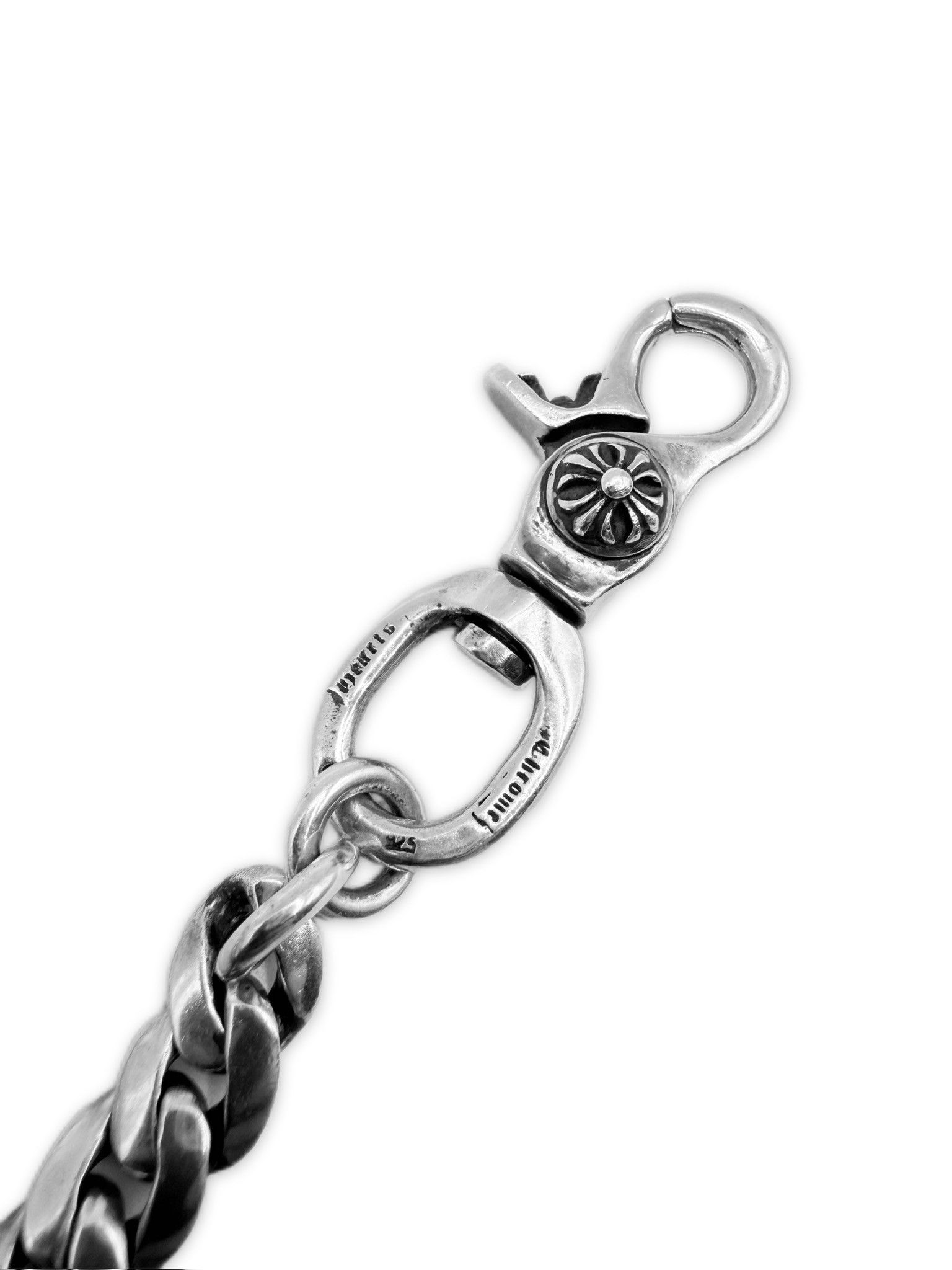 Chrome Hearts Chrome Hearts Cross Zippo Lighter Cuban Link Lobster Clasp Wallet Chain Size ONE SIZE - 4 Thumbnail