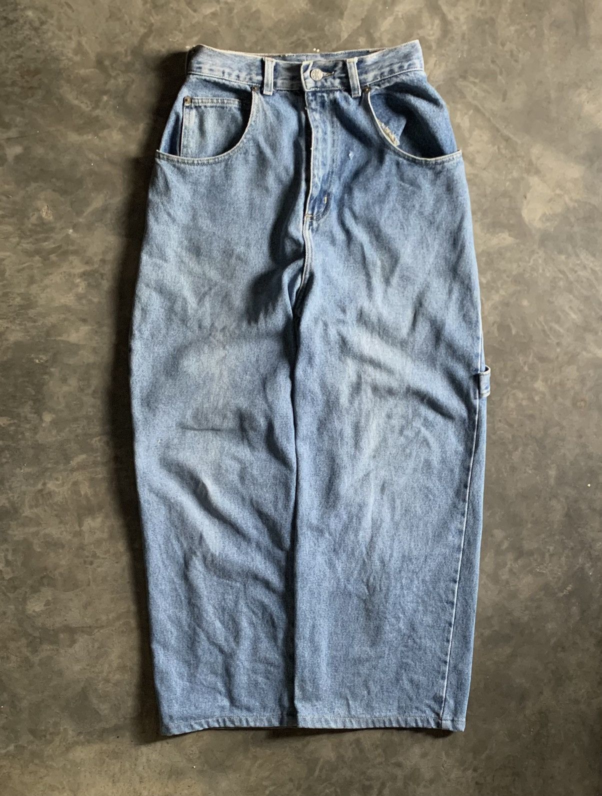 JNCO × Nike × Vintage RARE! VINTAGE 90s NIKE BAGGY CARPENTER BOOTLEG Size US 29 - 2 Thumbnail