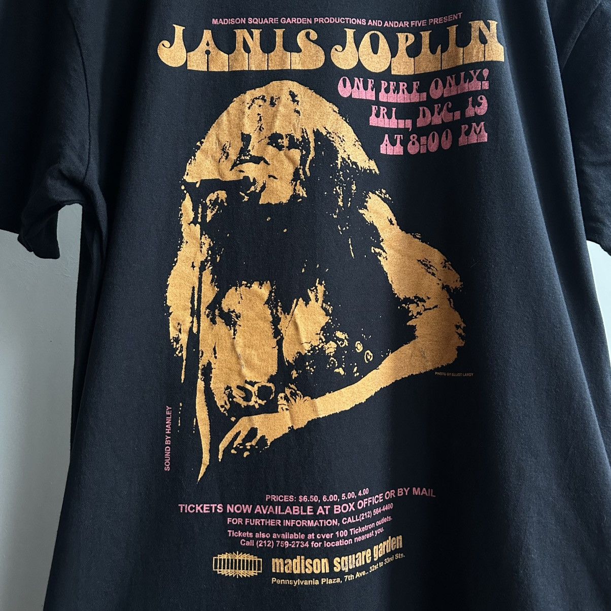 Band Tees × Vintage Vintage Janis Joplin Graphic Tee Size US L / EU 52-54 / 3 - 3 Thumbnail