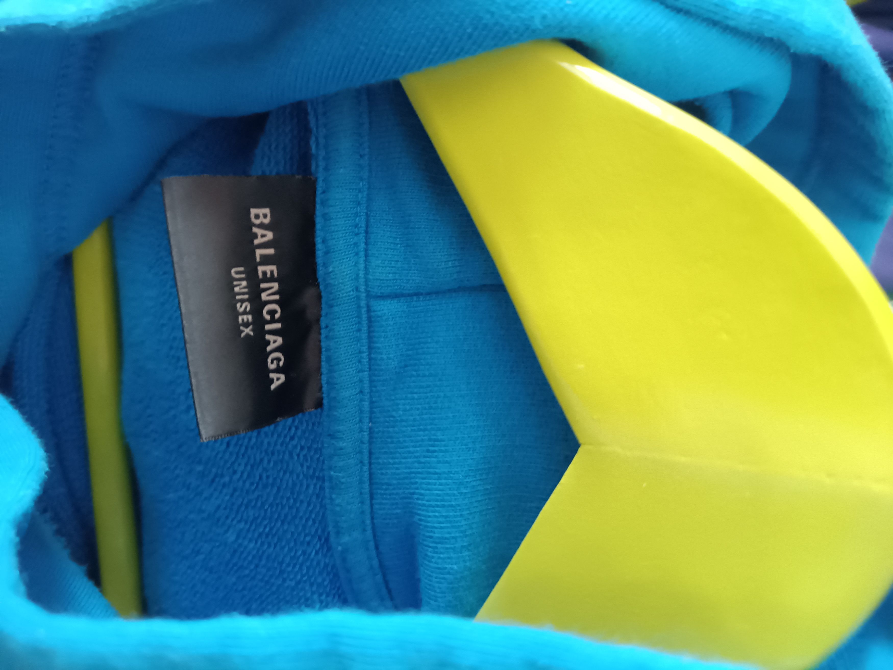 Balenciaga Balenciaga blue strike hoodie Size US XL / EU 56 / 4 - 3 Thumbnail