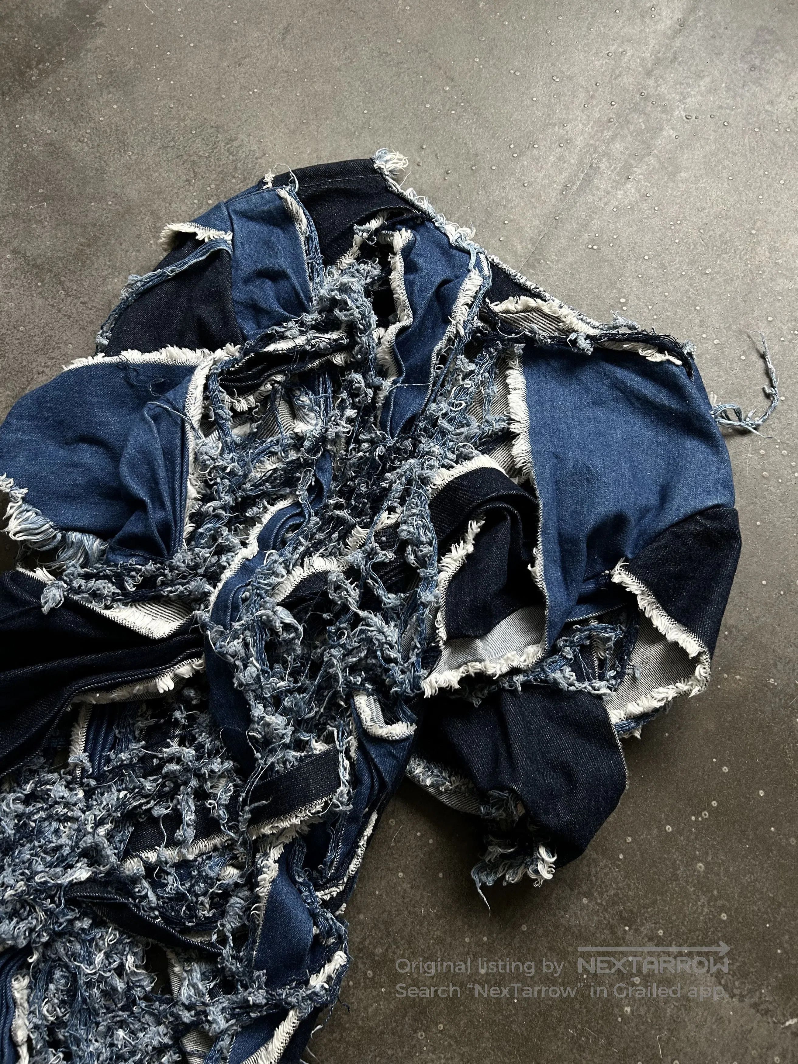 Nozomi Ishiguro Torn Denim Skirt by Nozomi Ishiguro. Size 28" / US 6 / IT 42 - 5 Thumbnail