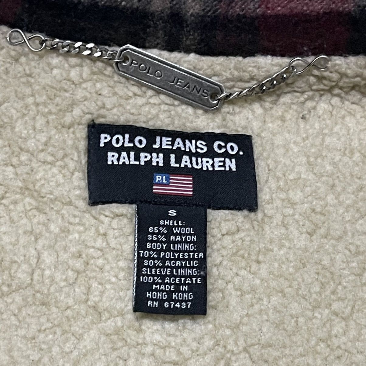 Polo Ralph Lauren Vintage Polo Jeans Company Ralph Lauren Sherpa Jacket Size US S / EU 44-46 / 1 - 8 Thumbnail