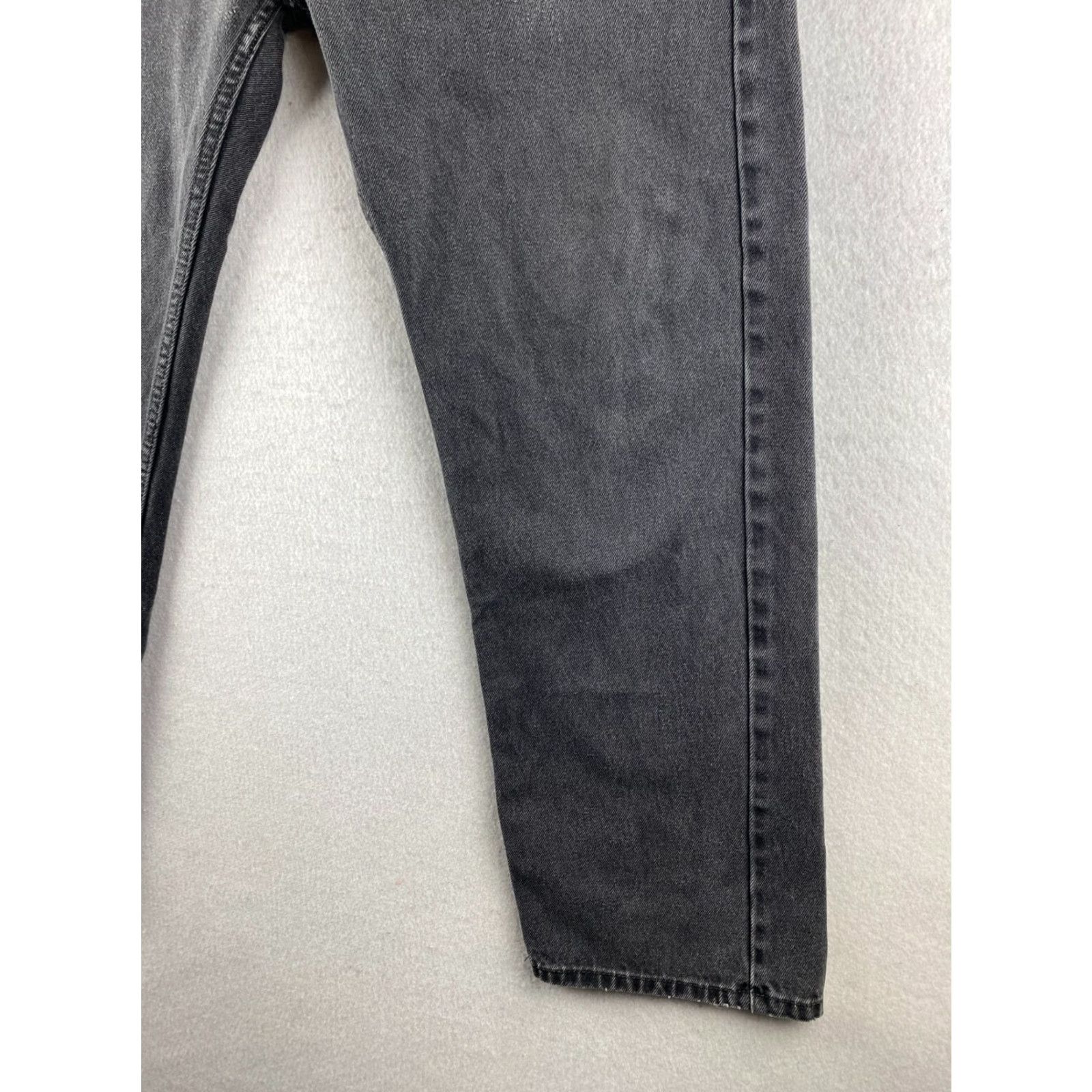 Levi's Levi's 505 Jeans Mens 38 Black Dark Wash Distressed Denim Mid-Rise Pockets Size US 38 / EU 54 - 5 Thumbnail