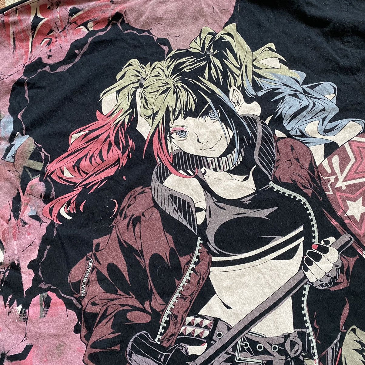 DC Comics BATMAN DC COMICS Y2K HARLEY QUINN ANIME PRINT T SHIRT Size US XL / EU 56 / 4 - 3 Thumbnail