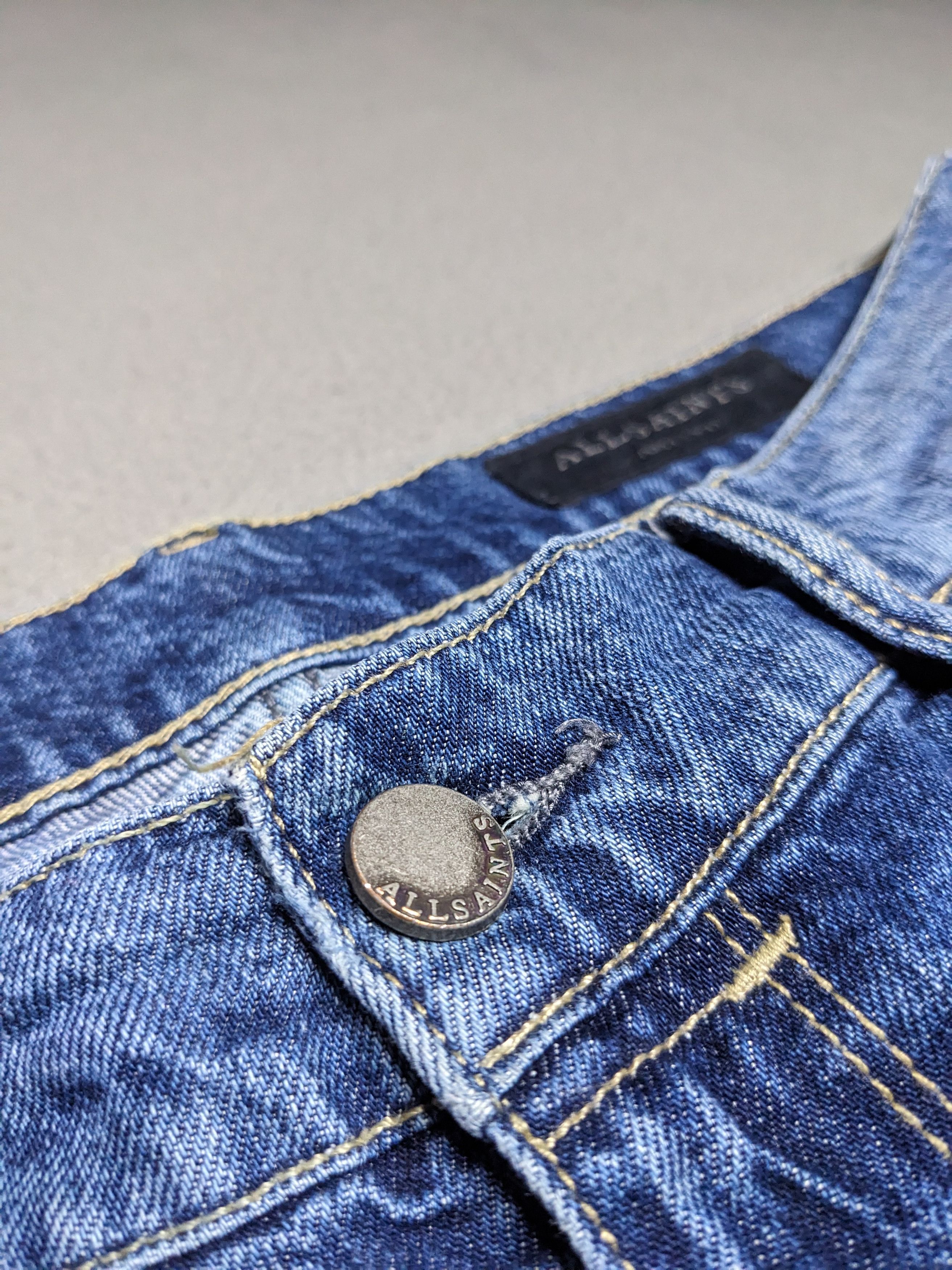 Allsaints All Saints Amy Girlfriend Jeans 33x28 Distressed Straight Size 33" - 12 Thumbnail
