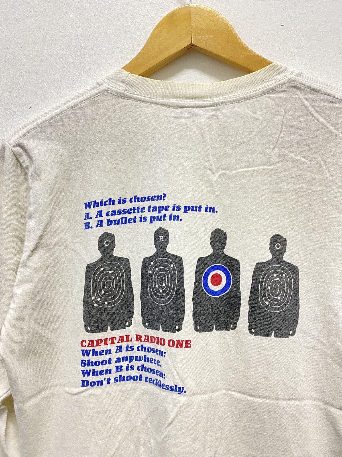 Japanese Brand Capital Radio Pistol Shooting Target Shirt Size US S / EU 44-46 / 1 - 5 Thumbnail