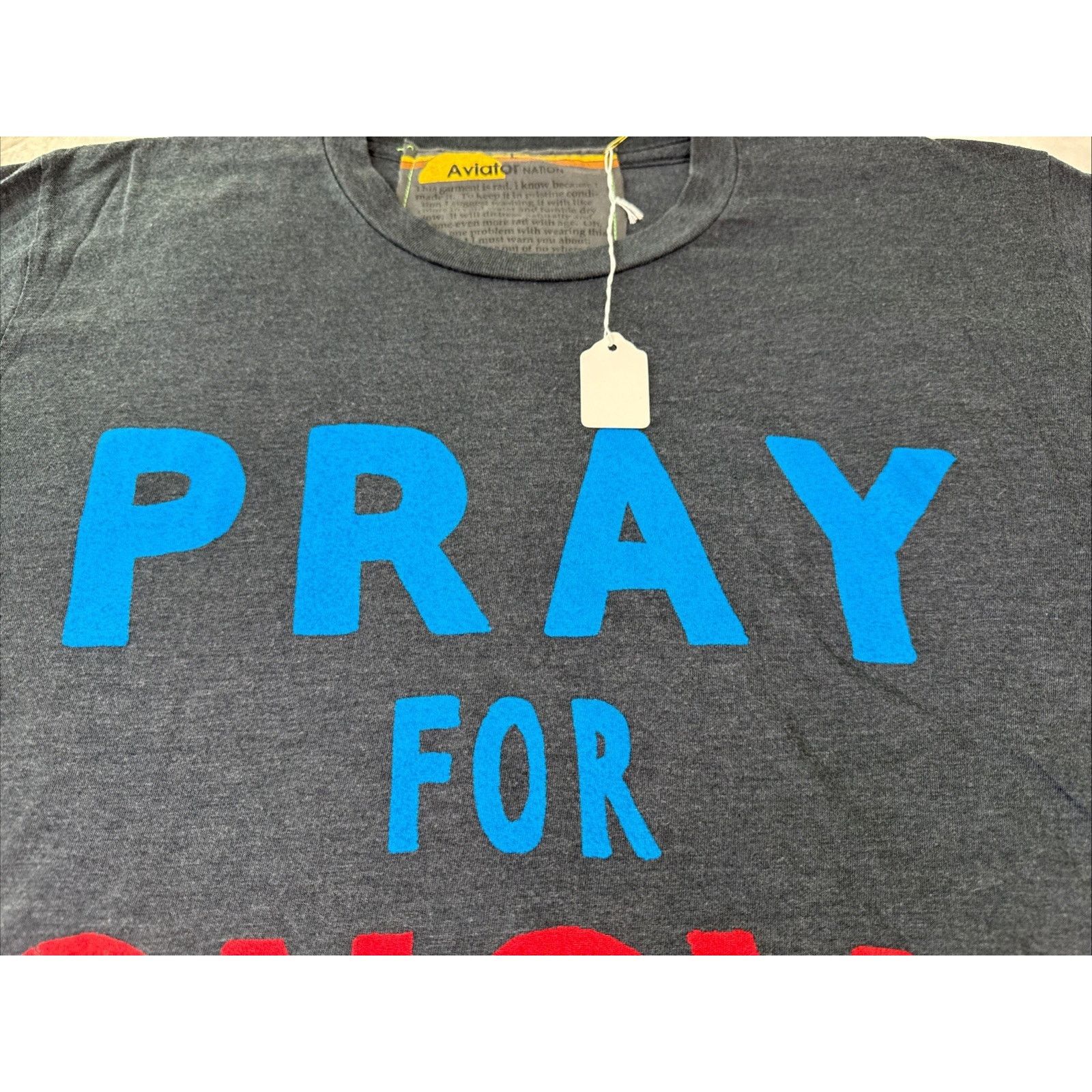 Aviator Nation Aviator Nation-Pray For Snow Tee-Women’s New Authentic Size L / US 10 / IT 46 - 4 Thumbnail