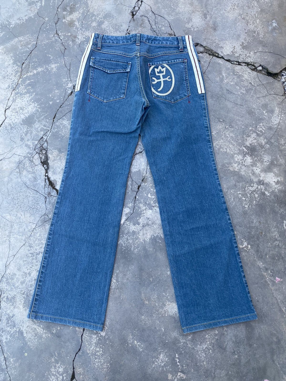 Jean Charles De Castelbajac × Vintage CASTELBAJAC FLARE Size US 29 - 1 Thumbnail