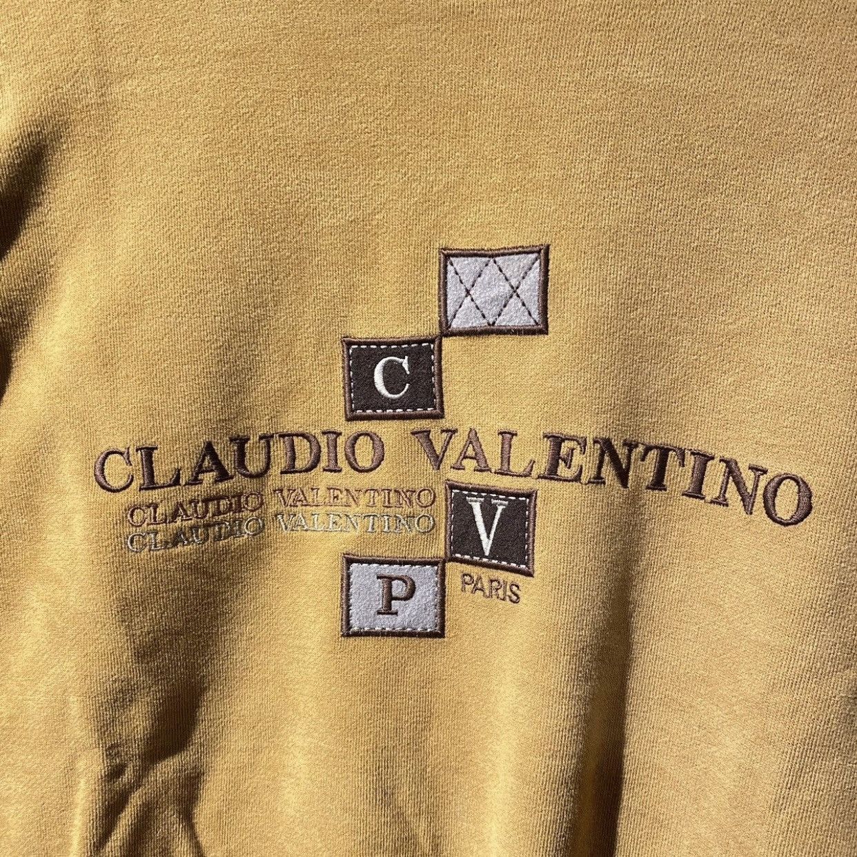 Valentino × Vintage Vintage Claudio Valentino sweatshirt Size US L / EU 52-54 / 3 - 3 Thumbnail
