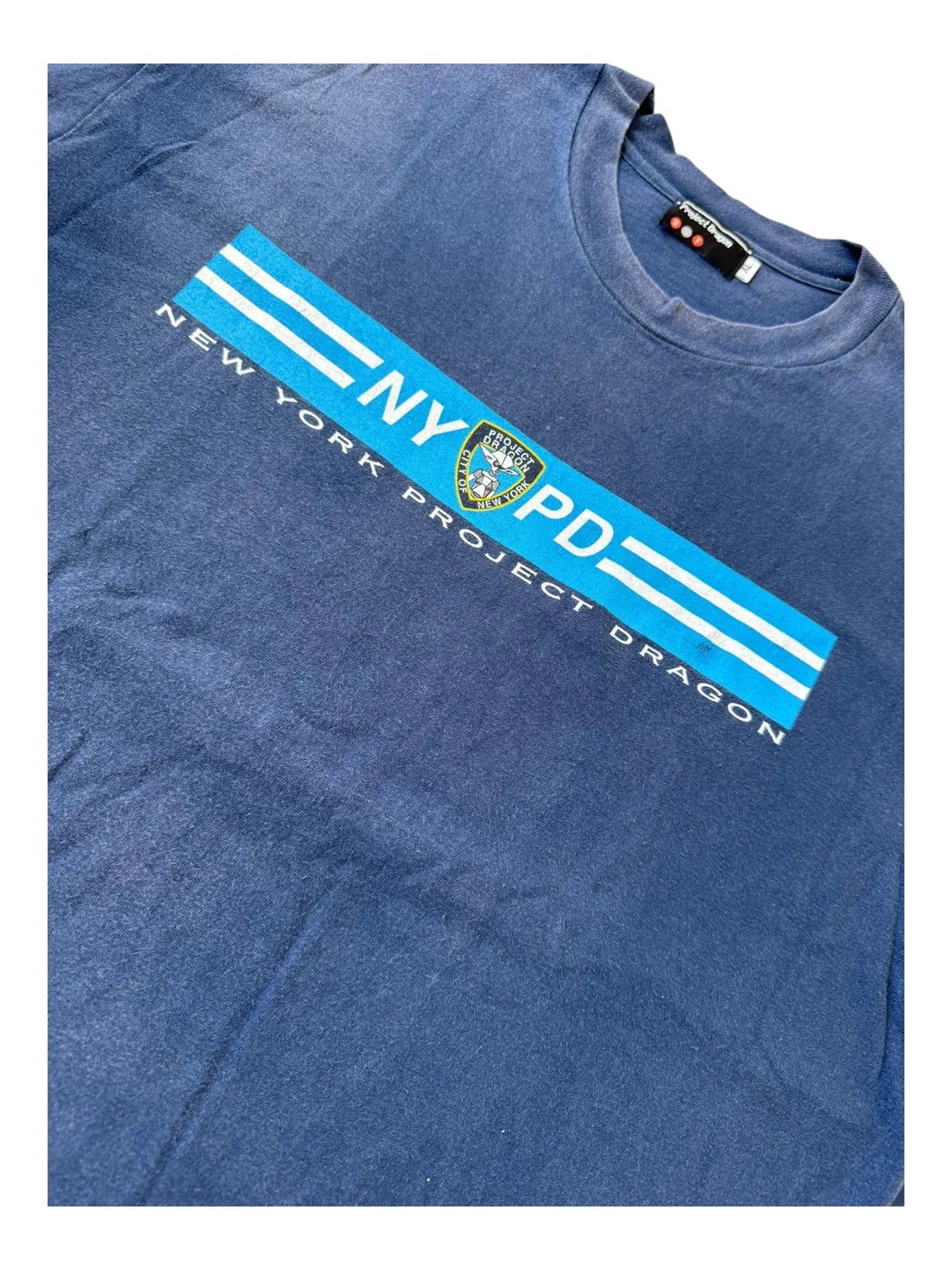 Futura Vintage 1990's Project Dragon 'NYPD' Tee Size US L / EU 52-54 / 3 - 3 Thumbnail