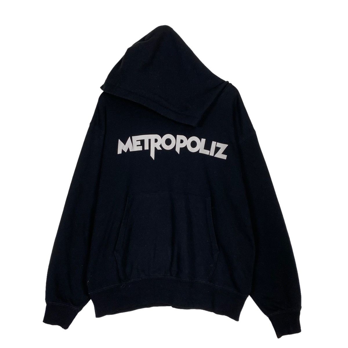 image of Archival Clothing x Seditionaries Metropoliz J Soul Brother Big Logo Pullover Hoodies in Black (Siz