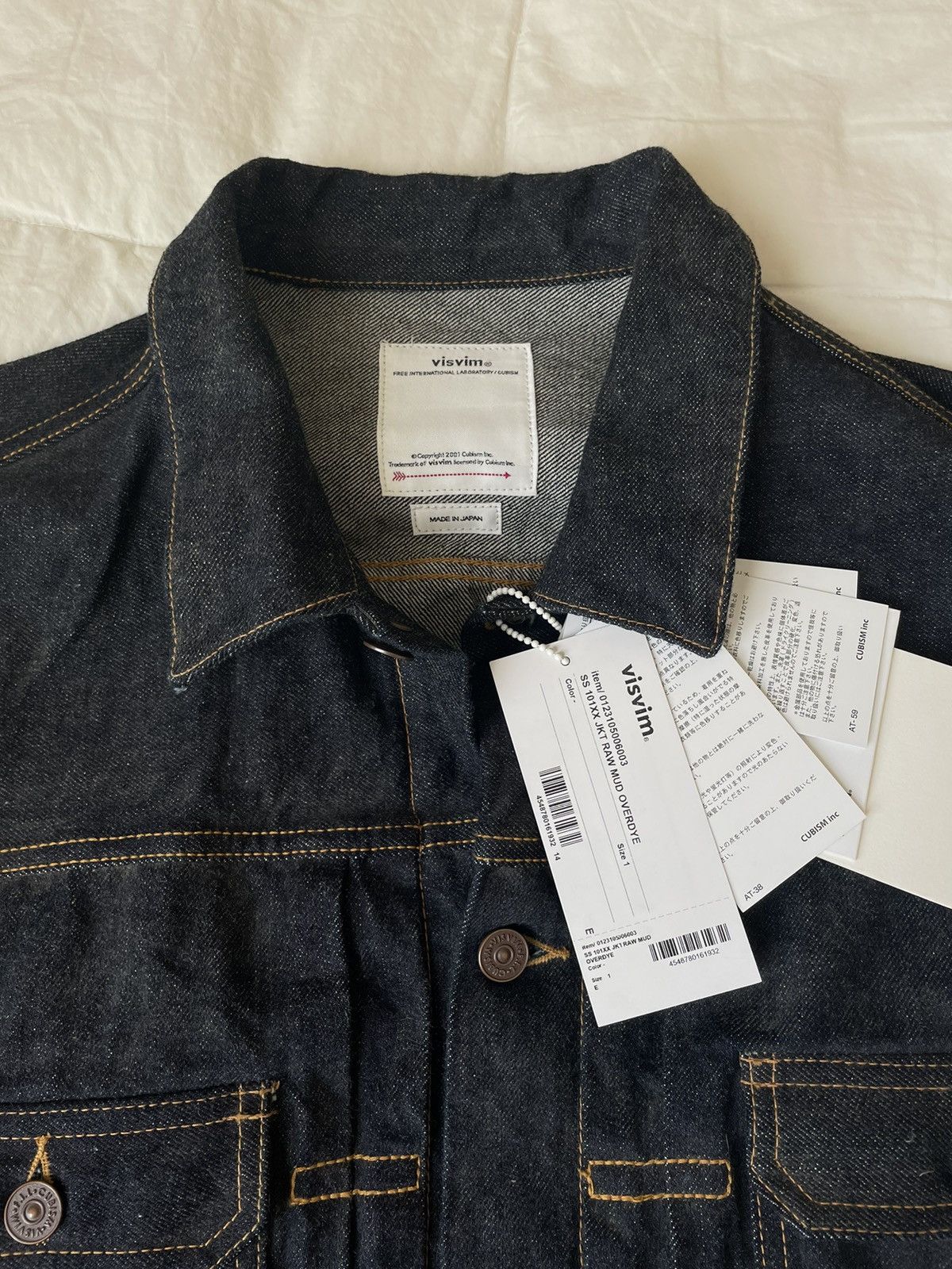 Visvim VISVIM 101XX JKT RAW MUD OVERDYE Size US S / EU 44-46 / 1 - 6 Thumbnail