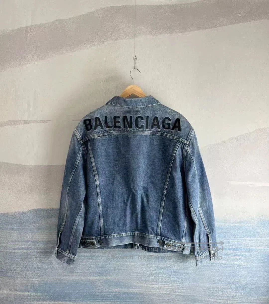 Balenciaga Balenciaga Light Blue Denim Jacket. Size US L / EU 52-54 / 3 - 3 Thumbnail