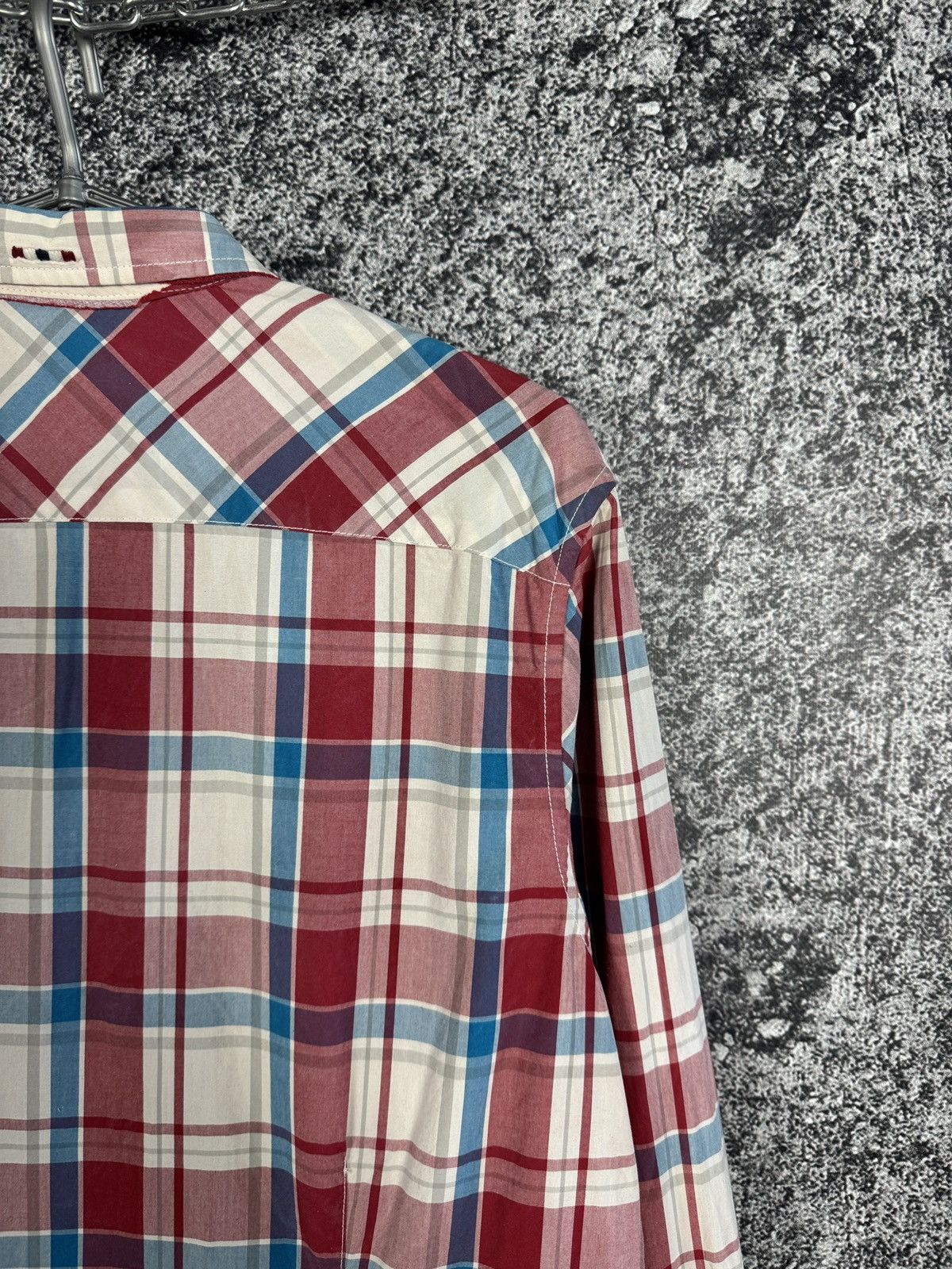 Napapijri Napapijri Long Sleeve Plaid Shirt Button Up Outdoor Size L Size US L / EU 52-54 / 3 - 11 Thumbnail
