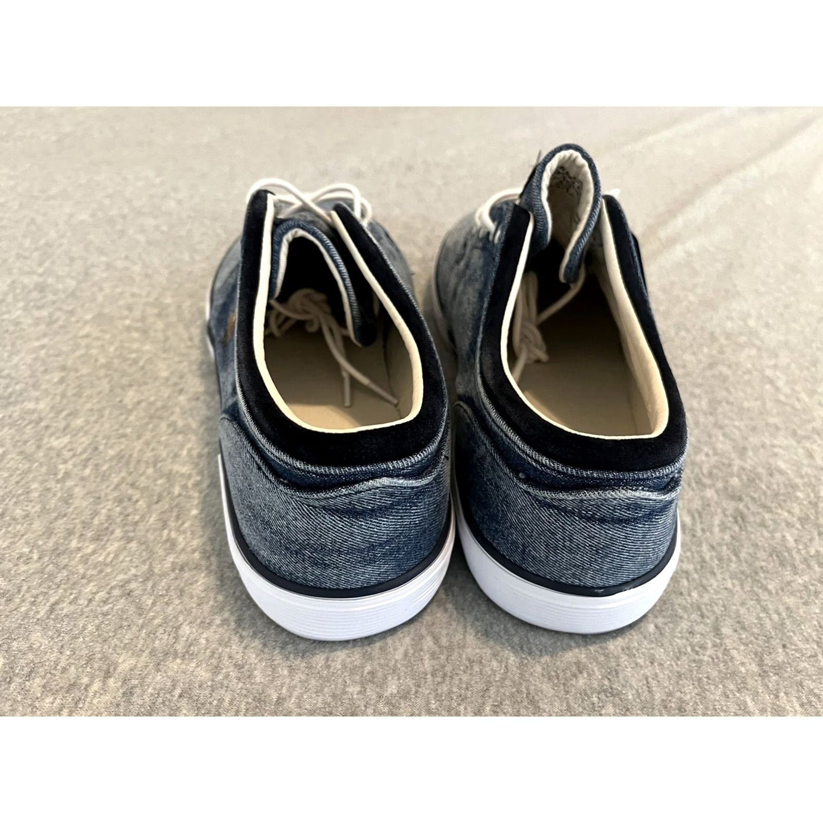 Polo Ralph Lauren Polo Ralph Lauren Faxon Low Denim Swan Suede Pony Shoes Mens Size 12 New Size US L / EU 52-54 / 3 - 5 Thumbnail