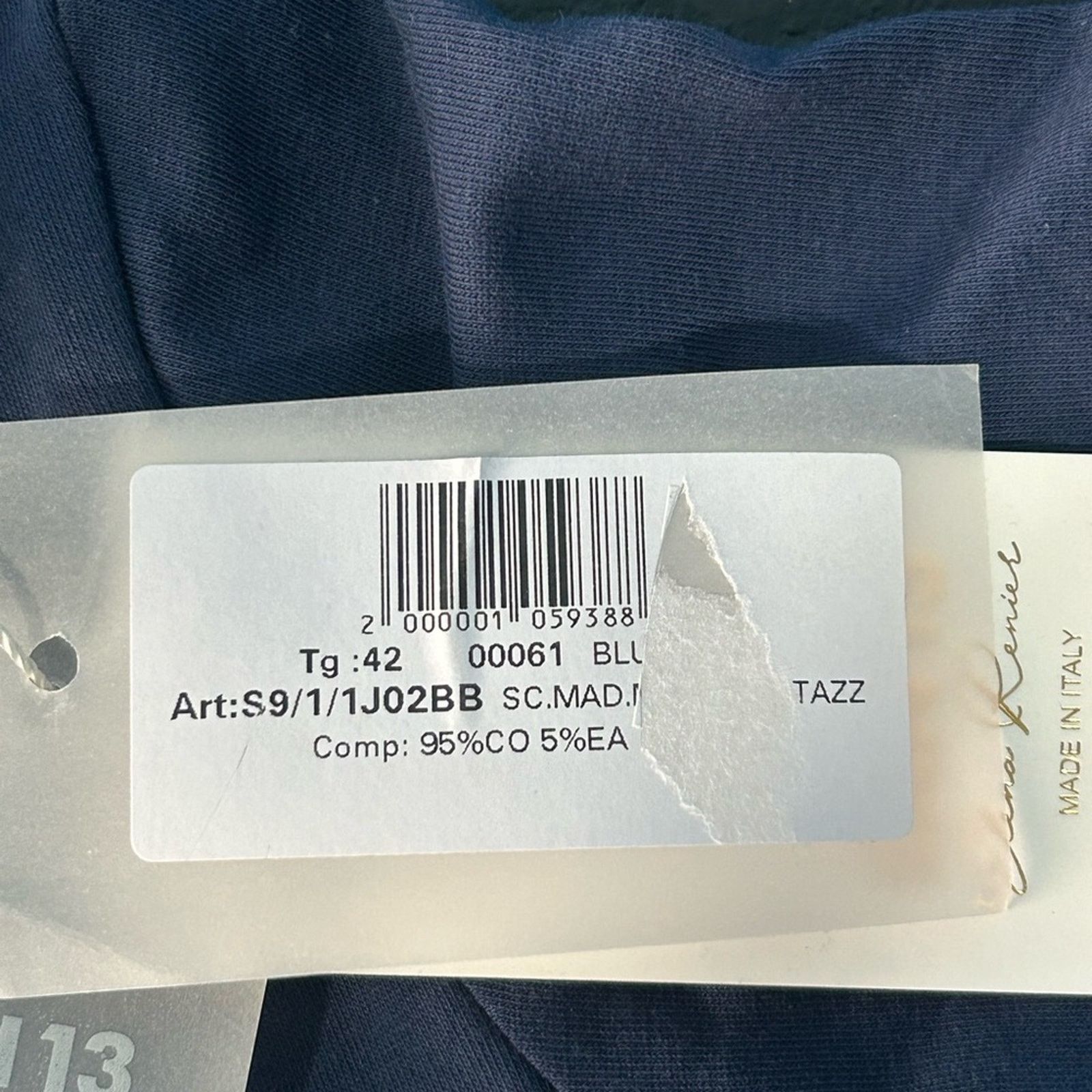 Other EAN 13 Swarovkski Crystal Accent Shirt Puppy Nautical Navy 6 Size M / US 6-8 / IT 42-44 - 5 Thumbnail