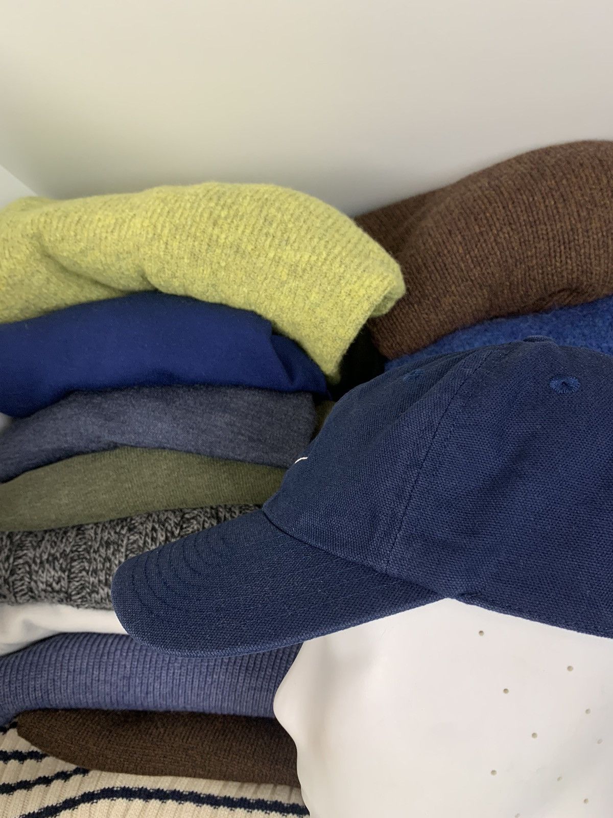 Nike × Vintage Vintage Nike Big Swoosh Cap Hat Size ONE SIZE - 13 Thumbnail