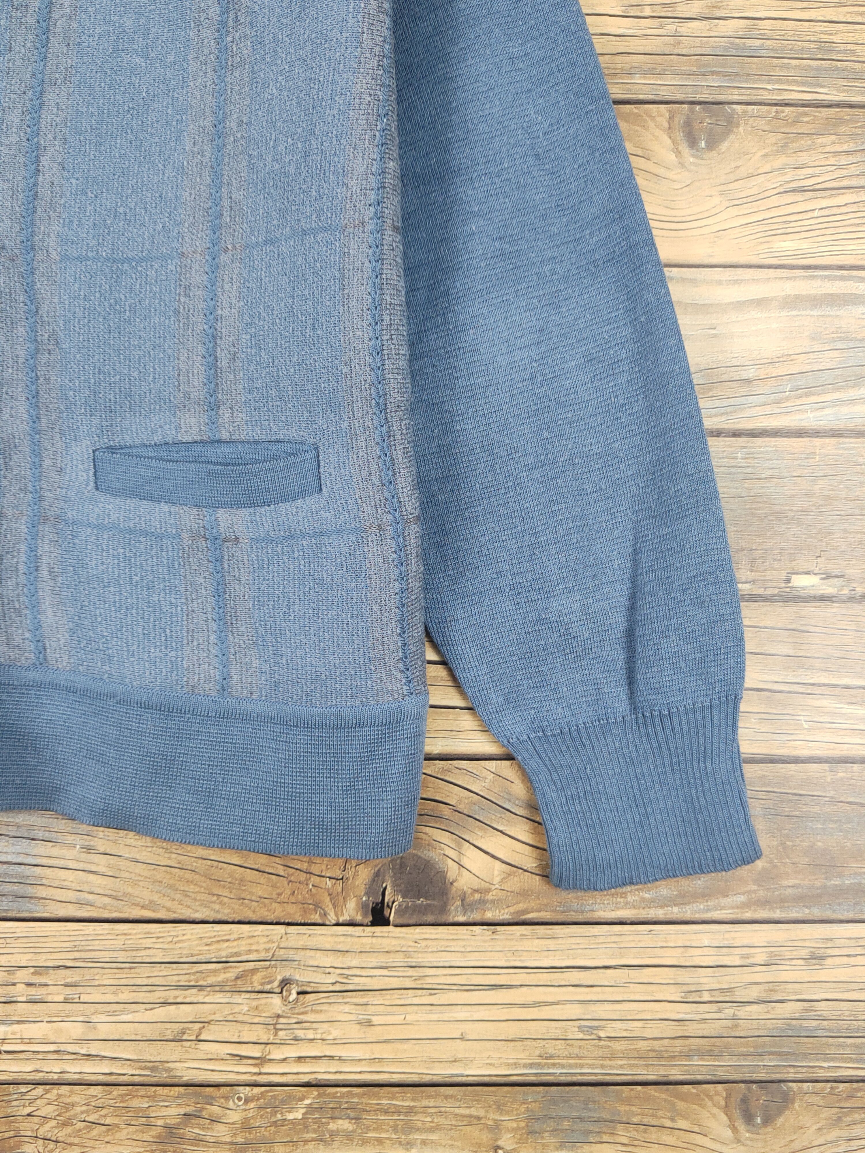 Homespun Knitwear × Japanese Brand Pinnacle Alps Blue Knitwear Cardigan #W1284$0 Size US M / EU 48-50 / 2 - 6 Thumbnail