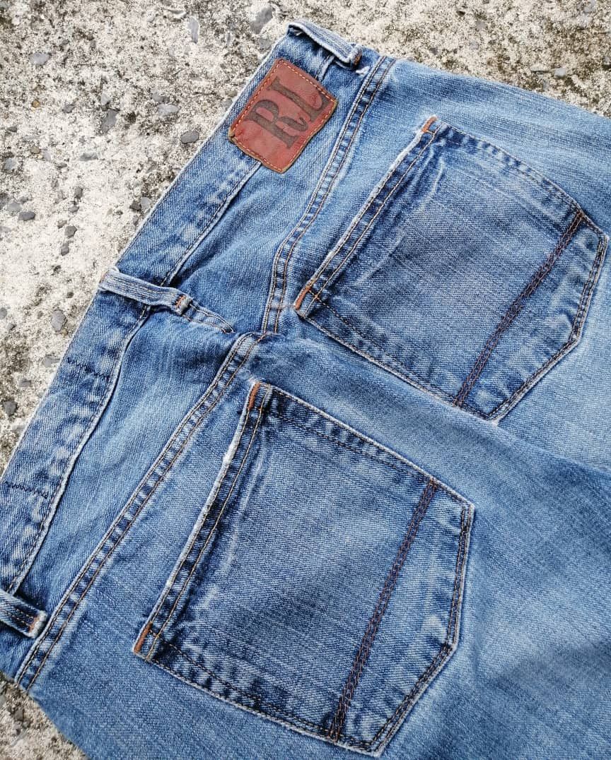 Polo Ralph Lauren × Ralph Lauren Ralph Lauren Thompson Loose Denim Jeans Size US 33 - 2 Thumbnail