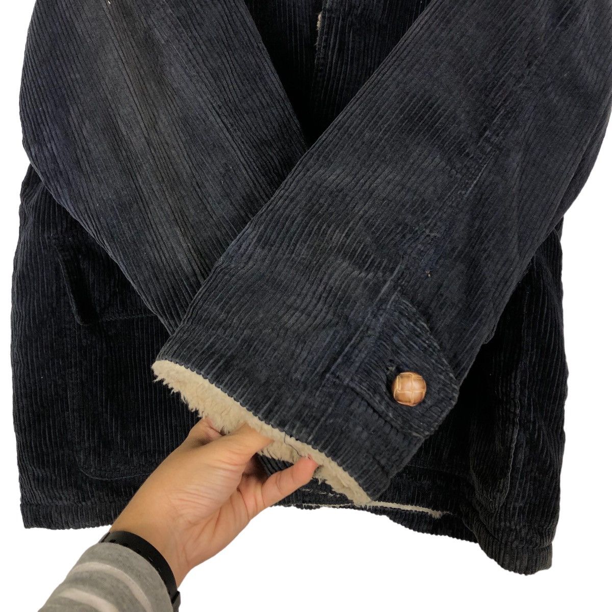 If Six Was Nine 🔥Vintage Shearling Chore Work Jacket Pract Studio Japan Size US L / EU 52-54 / 3 - 15 Thumbnail