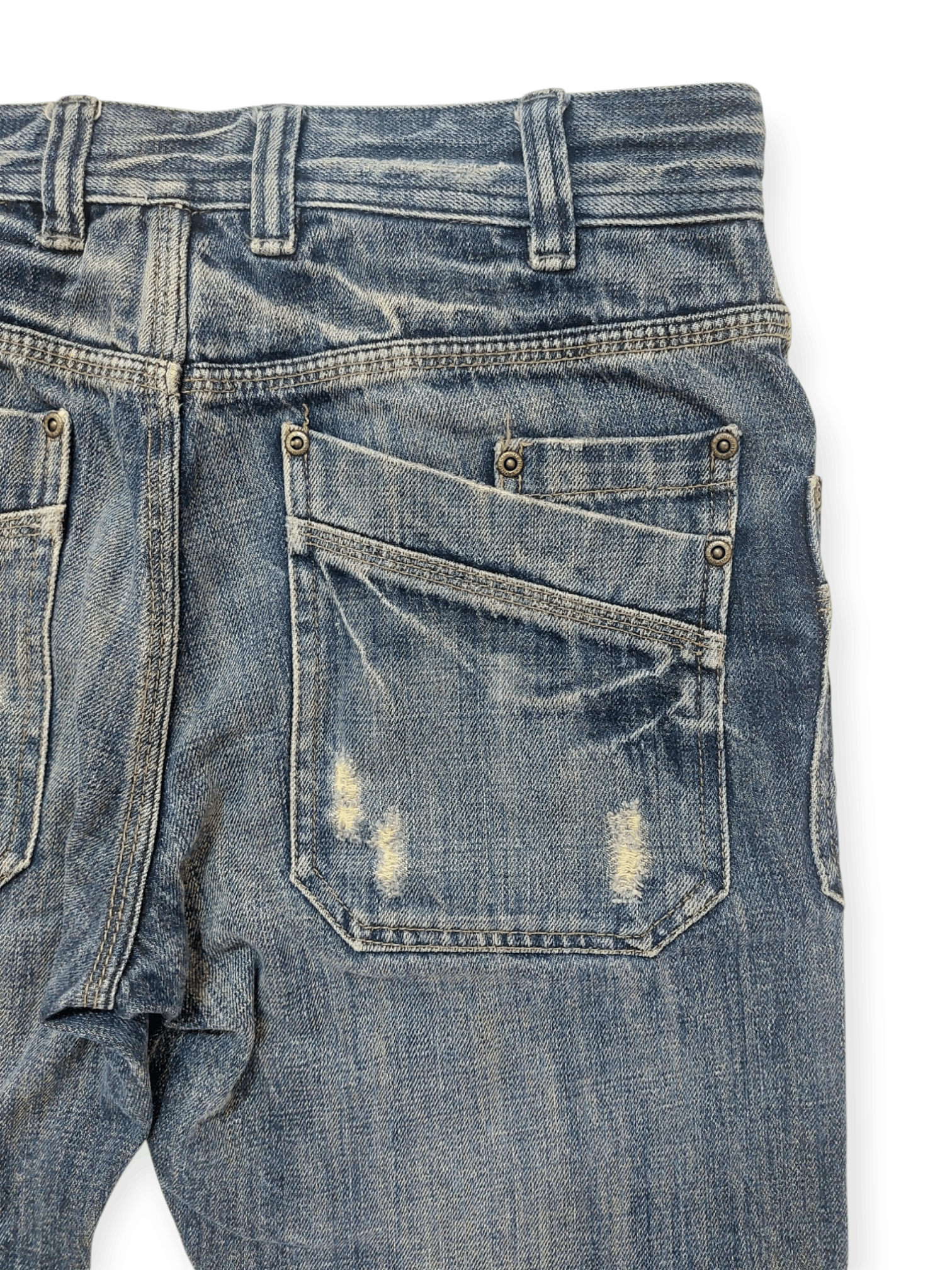 Designer Flare Big Pocket Baggy Denim Size US 30 / EU 46 - 13 Thumbnail