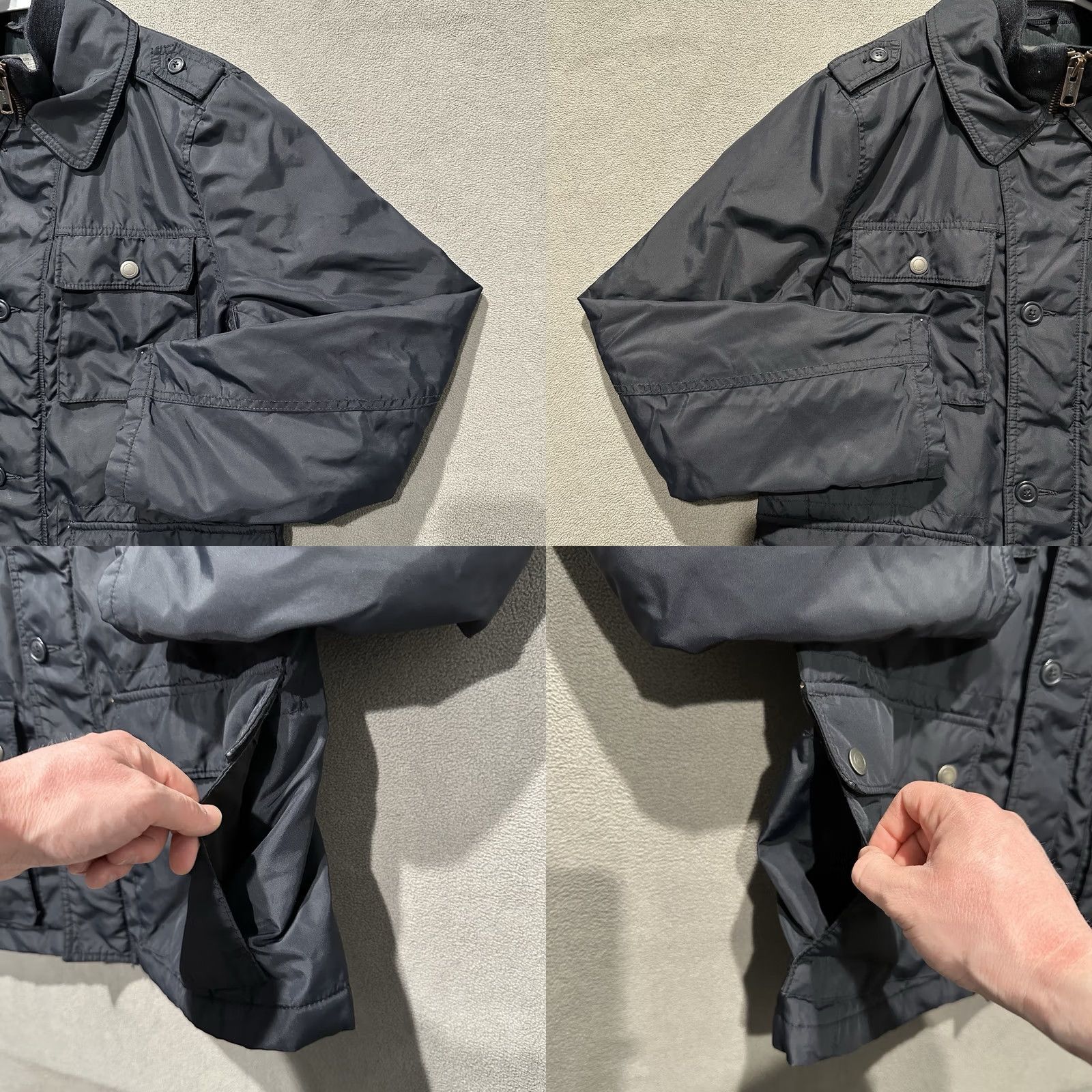 Gap GAP Jacket Mens Medium Blue Field Utility Chore Collared Lined Nylon Military Size US M / EU 48-50 / 2 - 8 Thumbnail